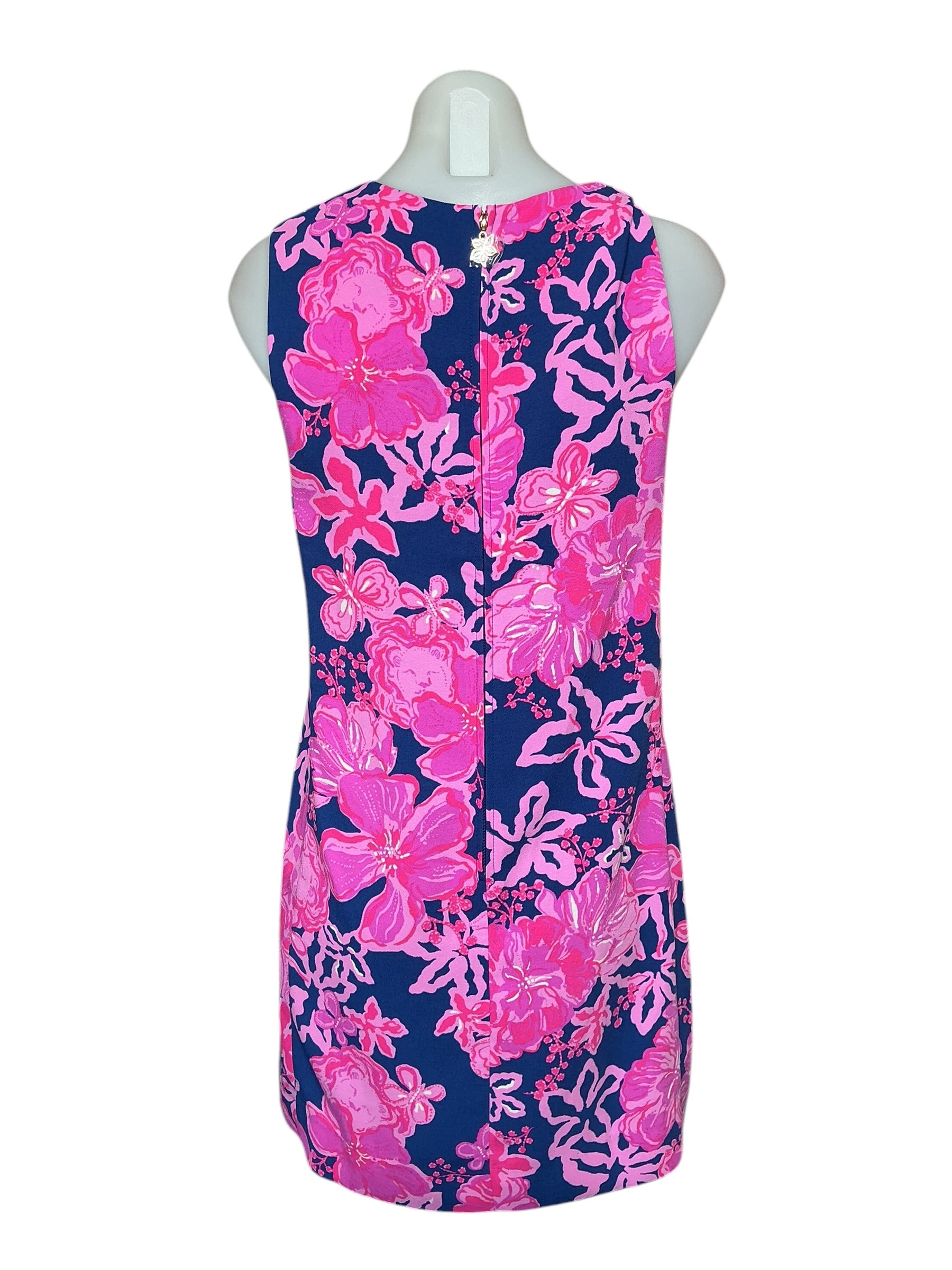 Lilly Pulitzer NWT Edita Shift - Starlight Navy Once And Floral Engineered - Size 00