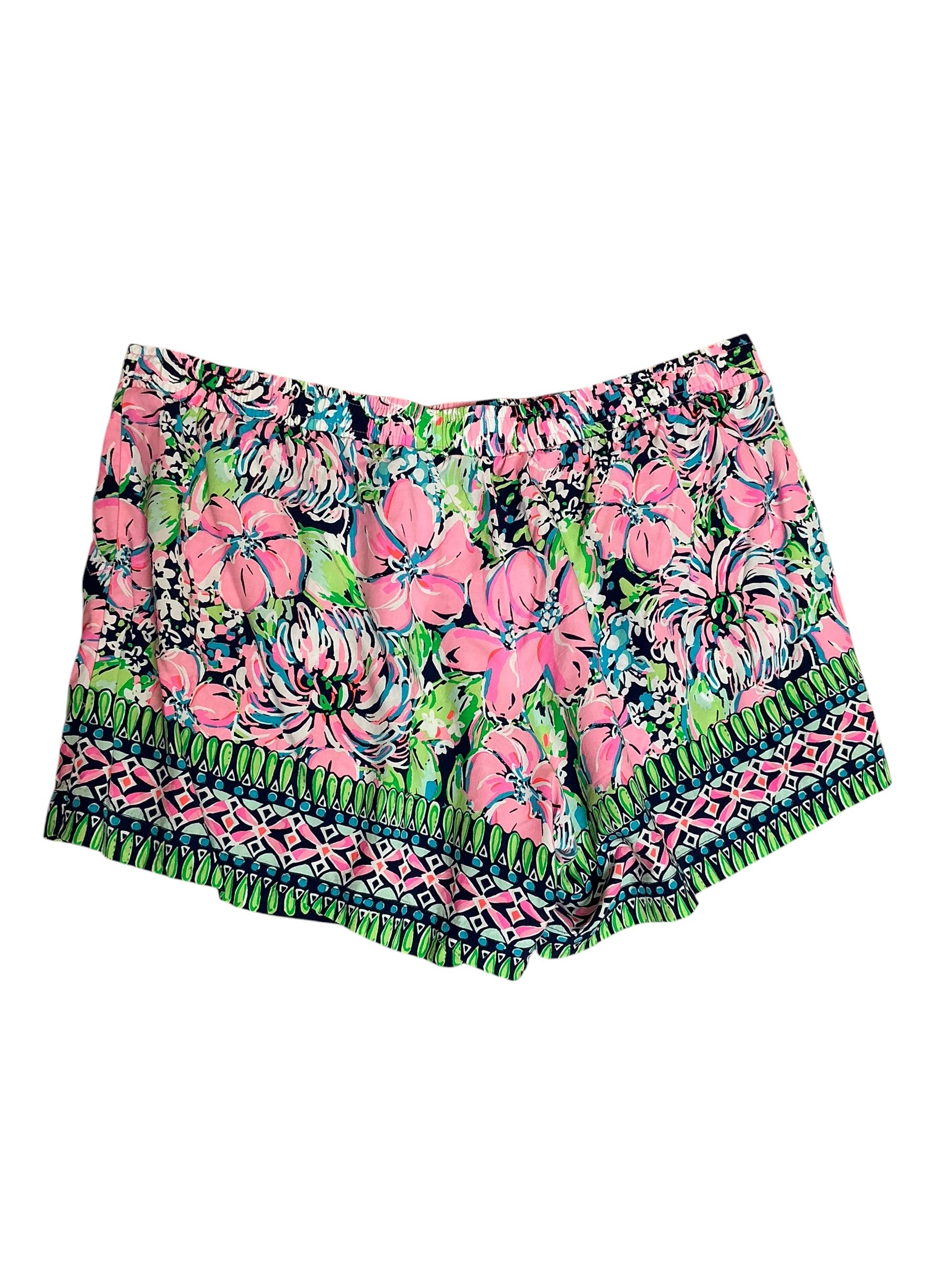 Lilly Pulitzer Katia Short High Tide Tall Order Engineered - Size XL