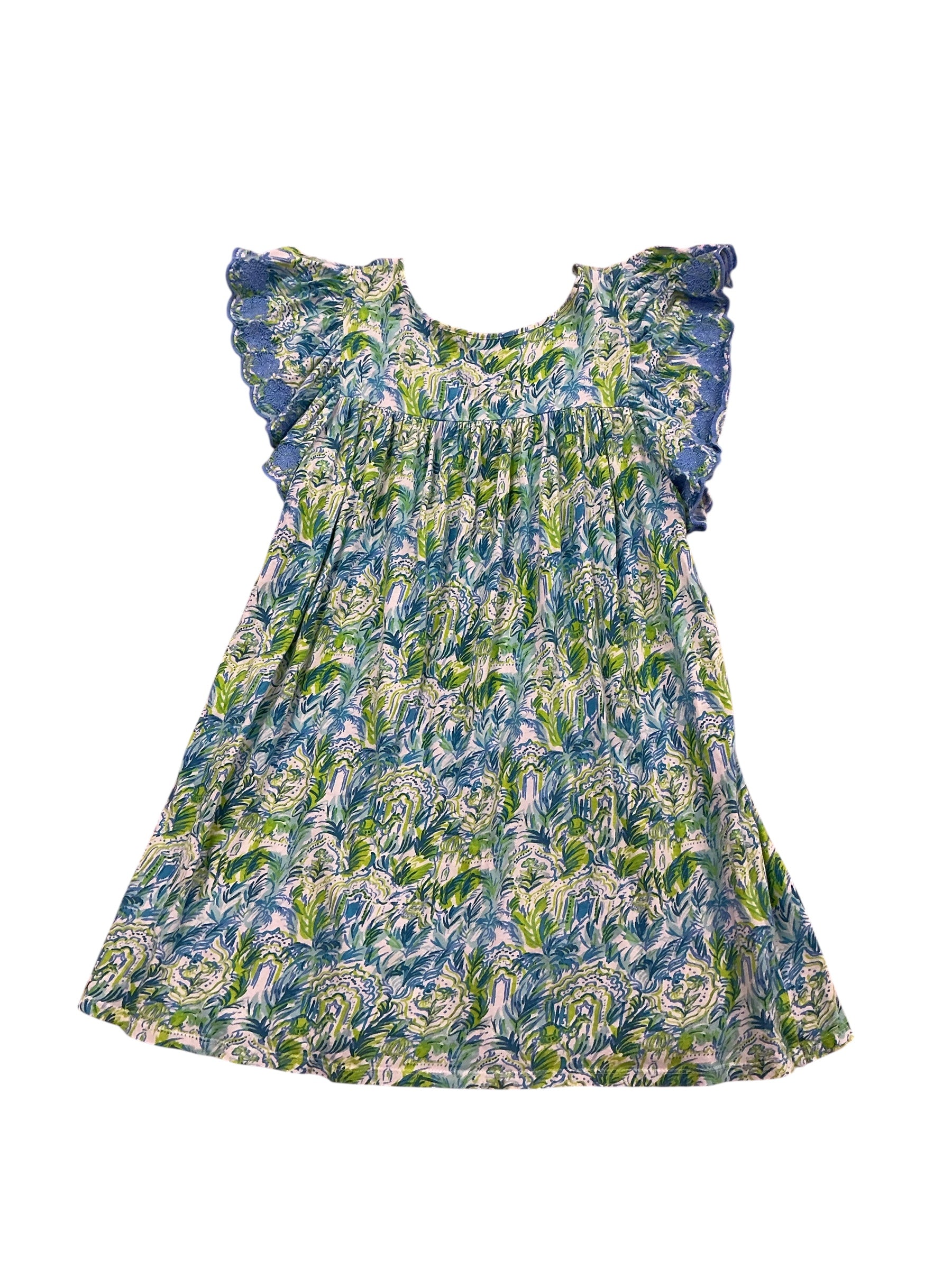 Lilly Pulitzer - Stassie Dress - Resort White Out To Play - Girls Size XL