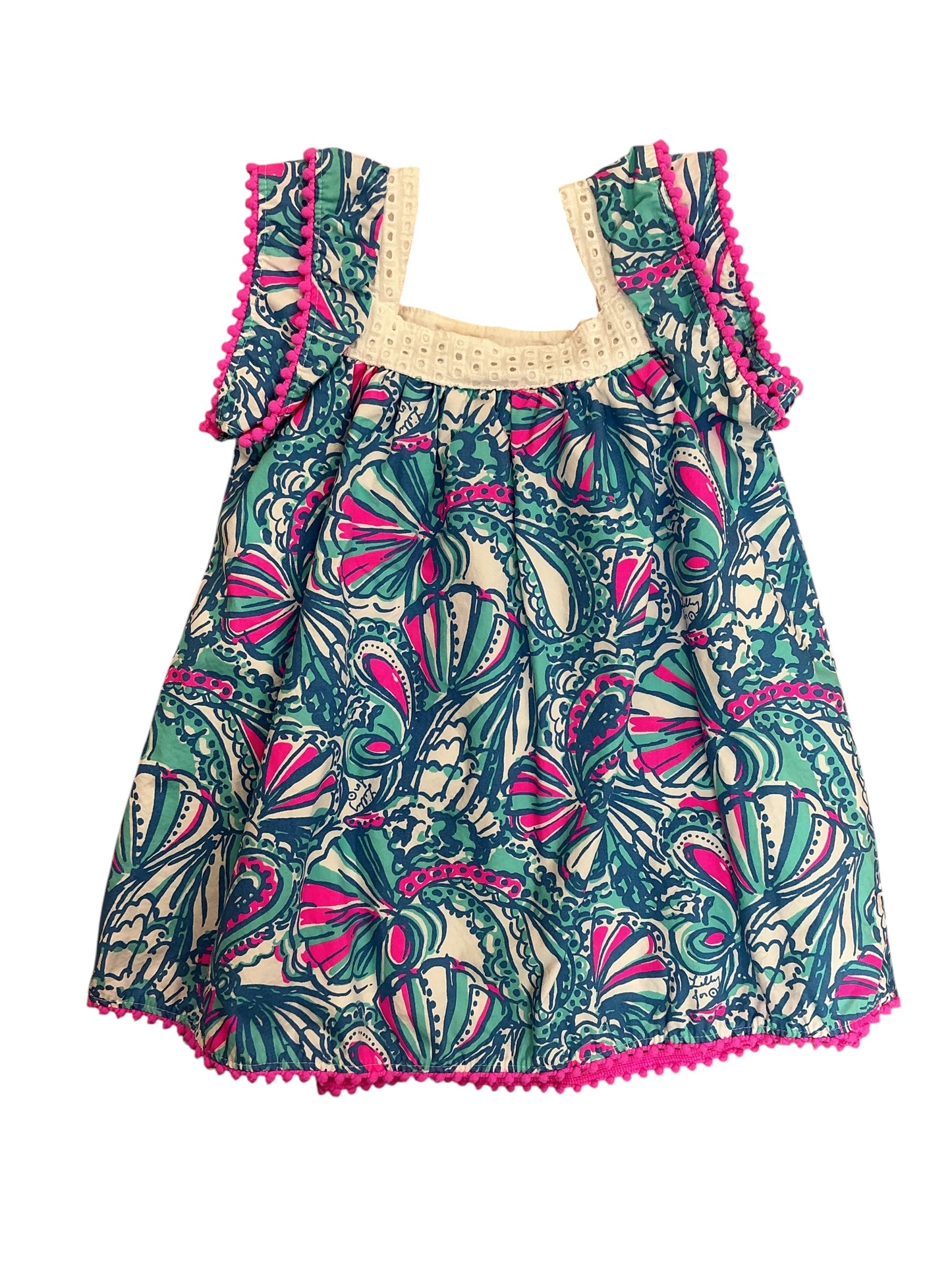 Lilly Pulitzer Target Collection Sleeveless Sundress My Fans - Size 18 MO