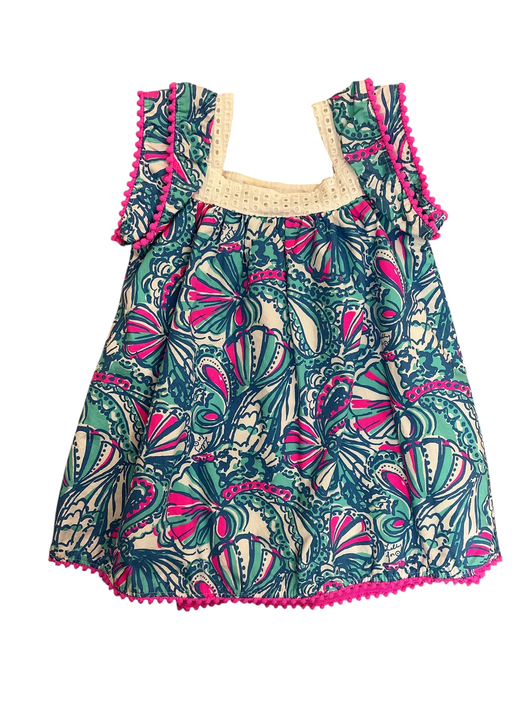 Lilly Pulitzer Target Collection Sleeveless Sundress My Fans - Size 18 MO