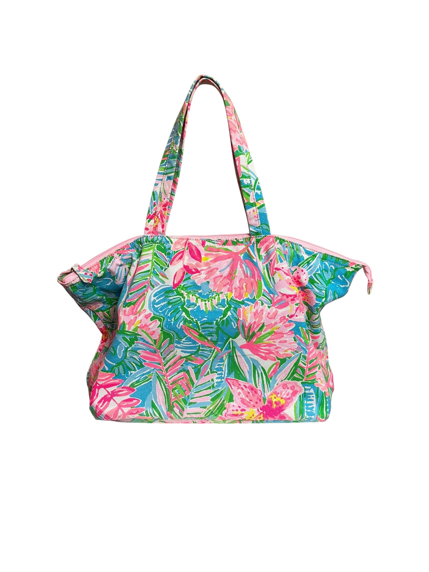 Lilly Pulitzer Getaway Packable Tote Bag Cabana Cocktail