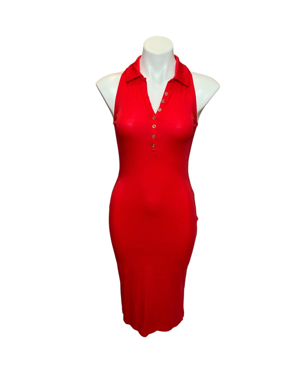 Lilly Pulitzer Reema Sleeveless Polo Dress Mizner Red - Size XXS