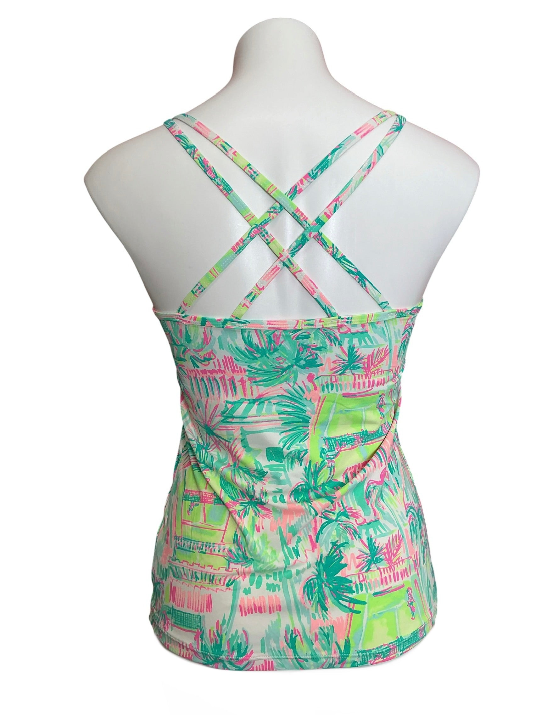 Lilly Pulitzer NWT UPF 50+ Meryl Nylon Avida Multi Perfect Match - Size M