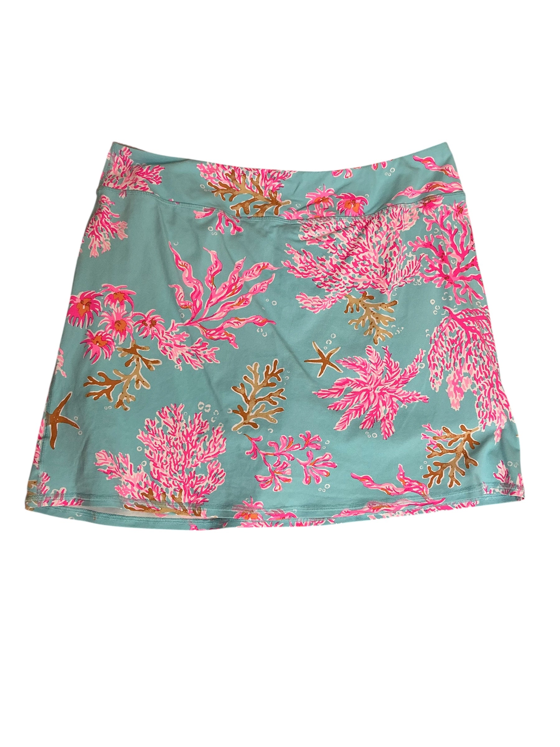 Lilly Pulitzer Maryana Skort UPF50+ Multi Royal Coral - Size XL