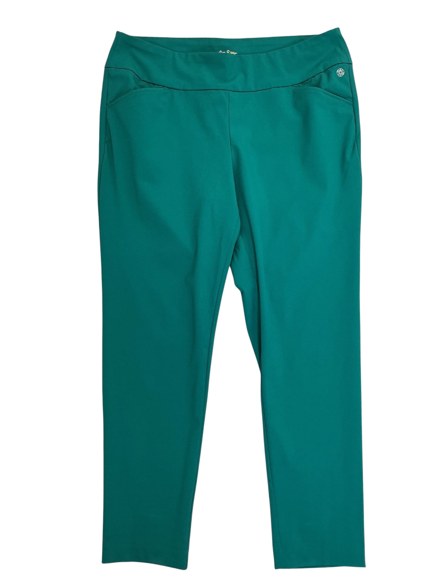 Lilly Pulitzer Luxletic Corso Pants Fiddle Leaf Green - Size 16