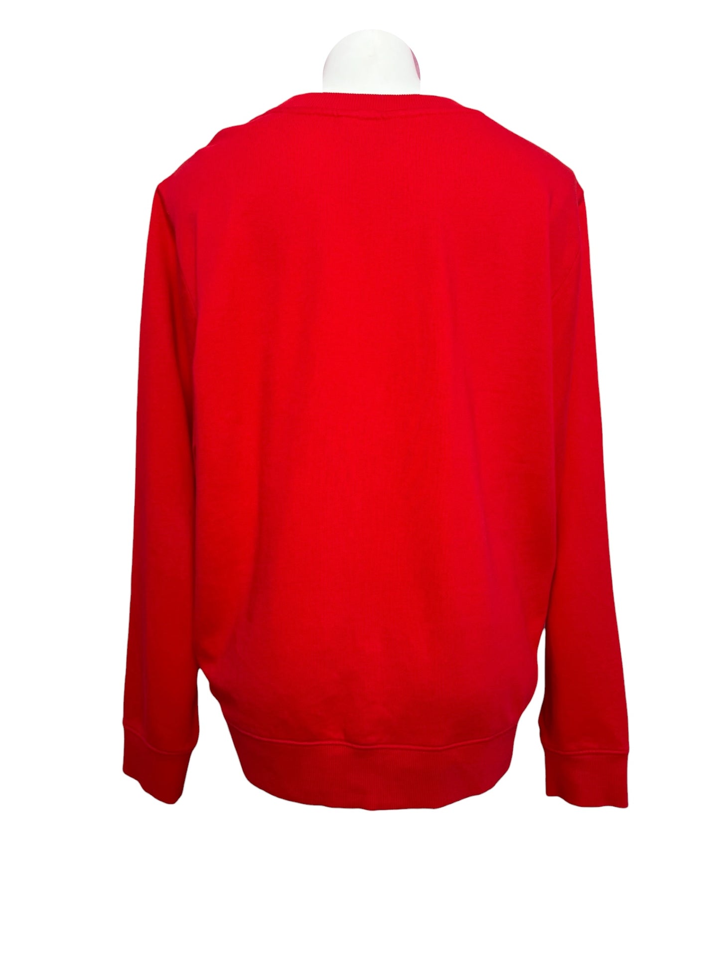 Lilly Pulitzer Ballad Long Sleeve Sweatshirt Cranberry, Poinsettia Embellishment Size L