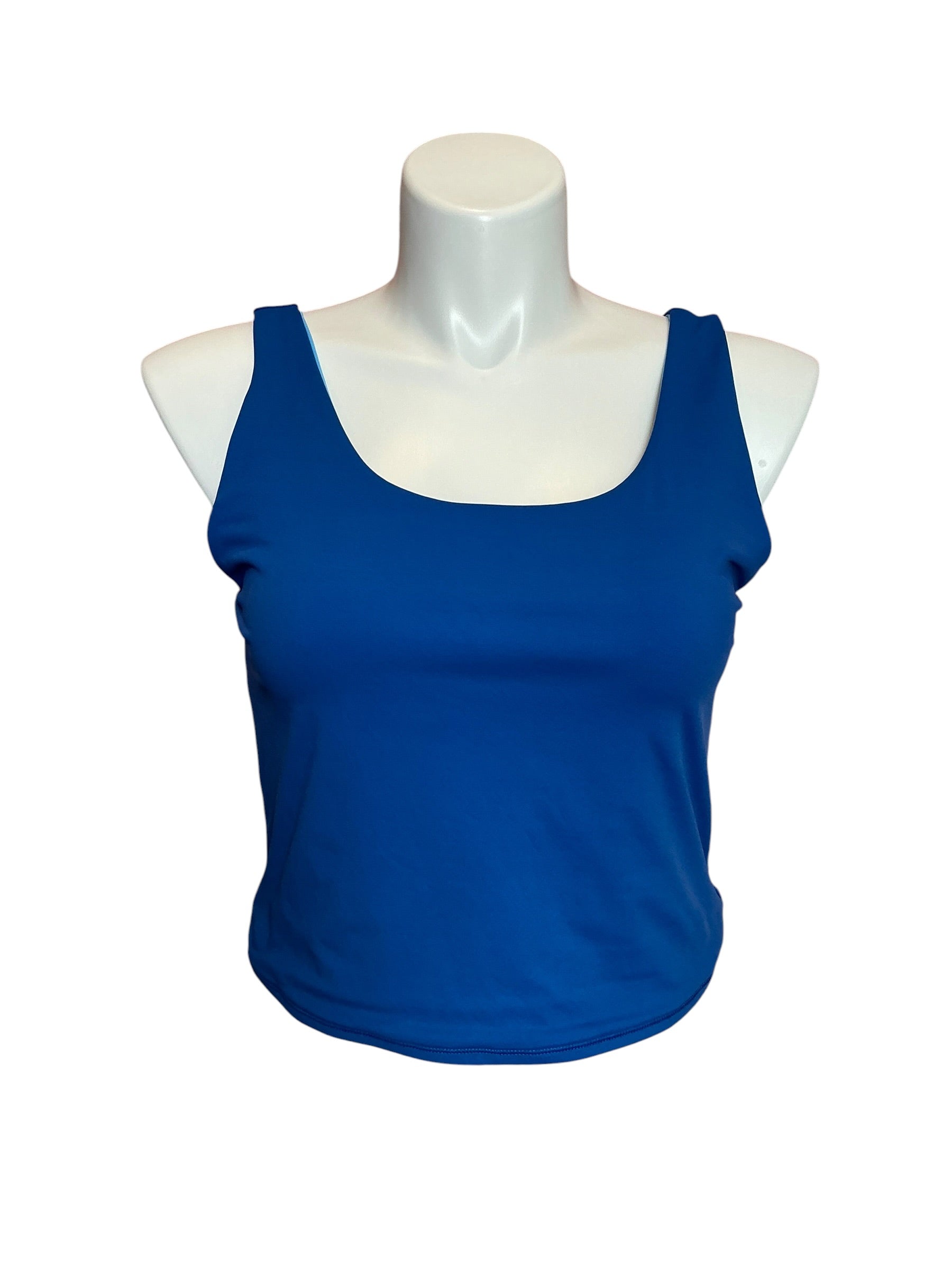 Lilly Pulitzer Luxletic Ari Reversible Active Tank Royal Blue - Size XL