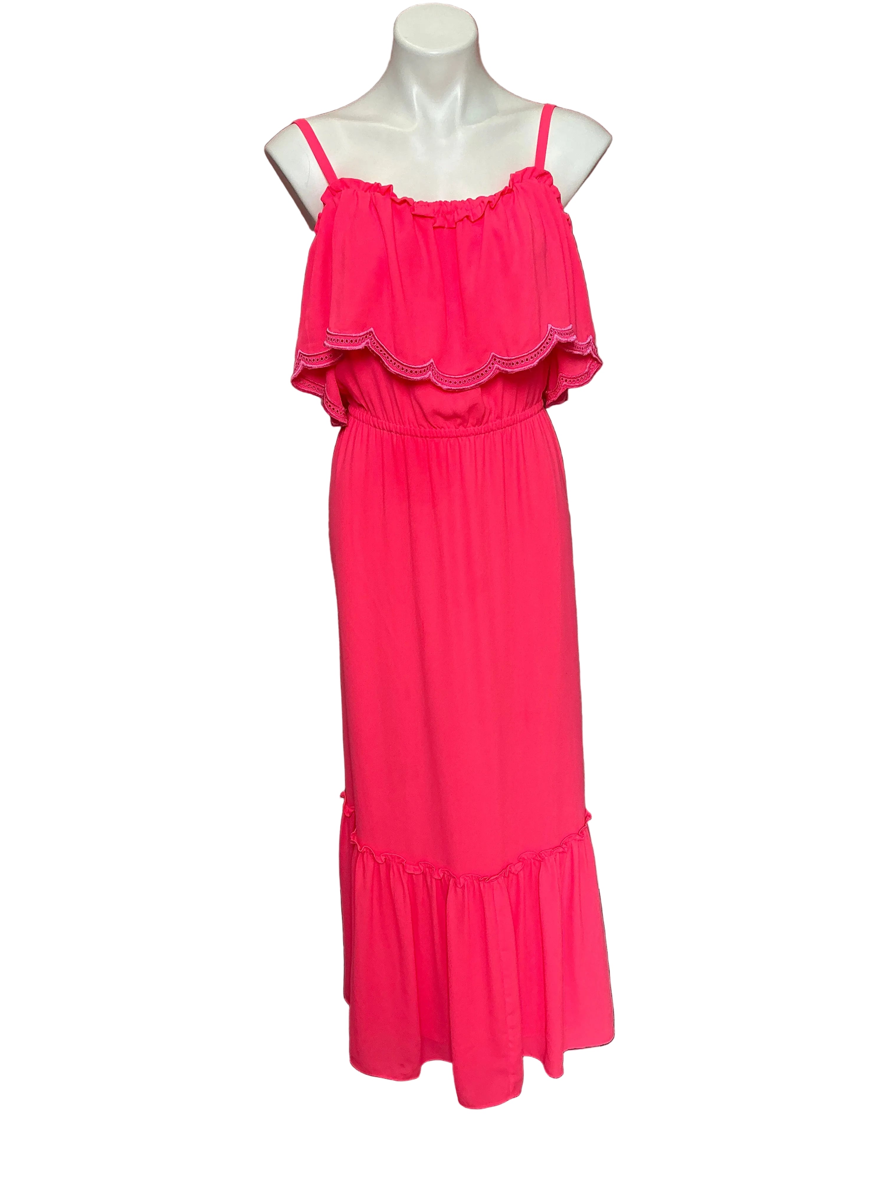 Lilly Pulitzer Adia Maxi Dress Love Potion Pink - Size XL