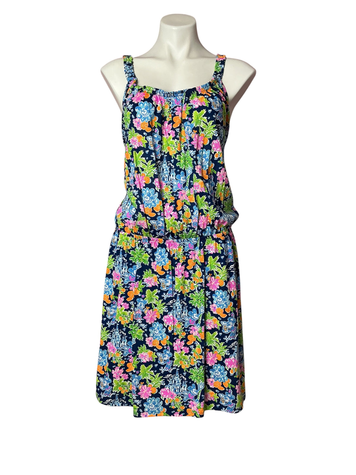 Lilly Pulitzer NWT Loro Romper Aegean Navy Lilly Loves Disney - Size XL