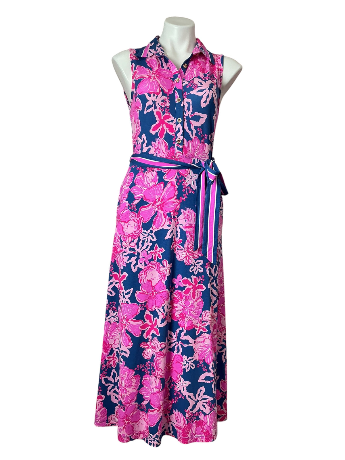Lilly Pulitzer Adaya Maxi Shift Dress Never Ending Summer - Size S