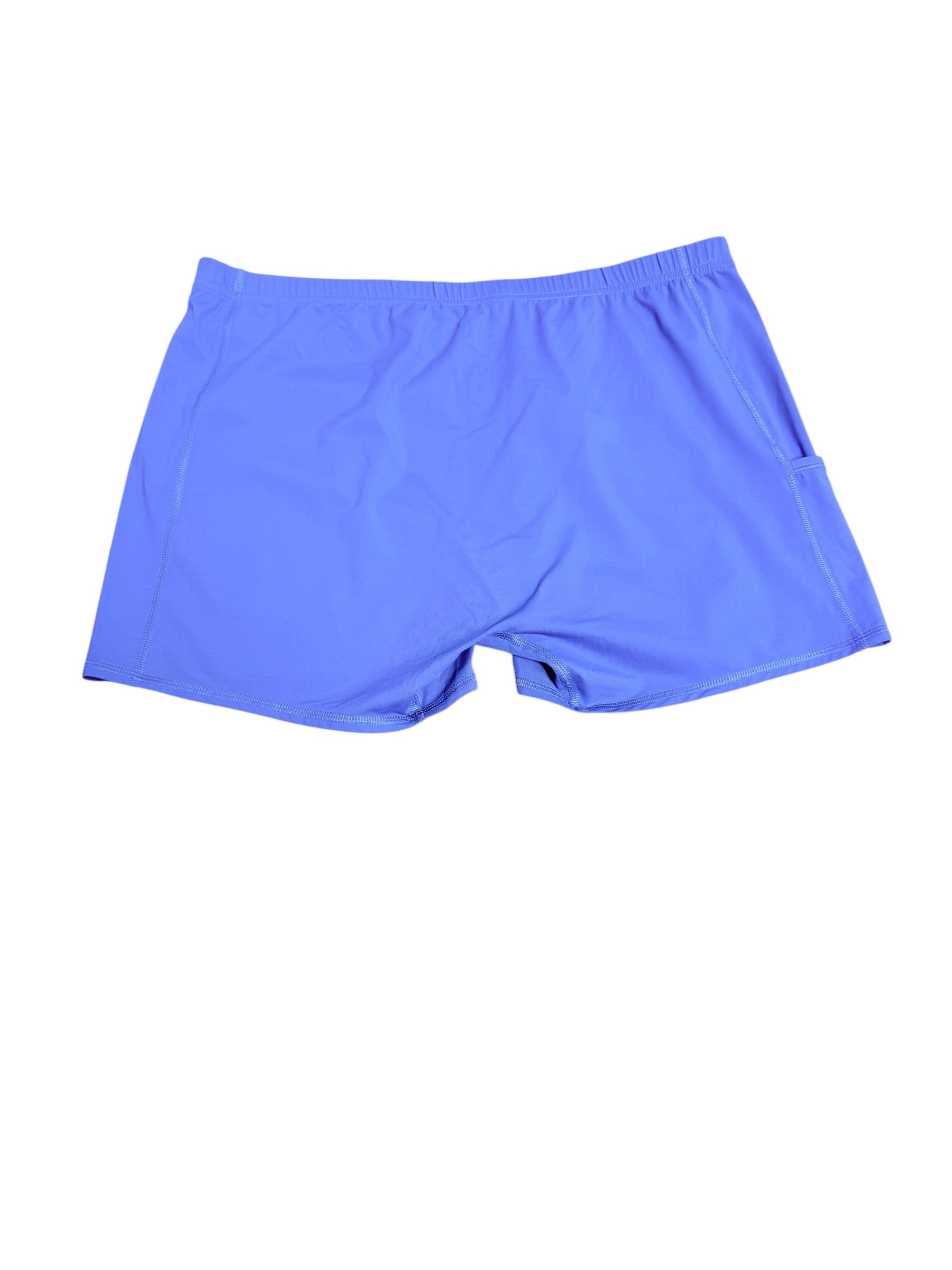 Lilly Pulitzer Luxletic Bike Short, Blue- Size XL