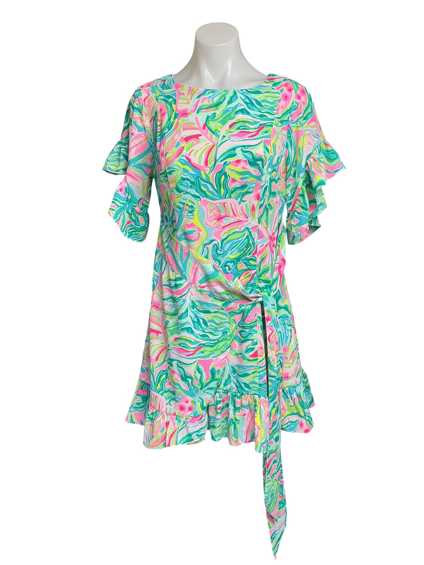 Lilly Pulitzer NWT Darlah Stretch Dress - Multi One In A Melon - Size 2