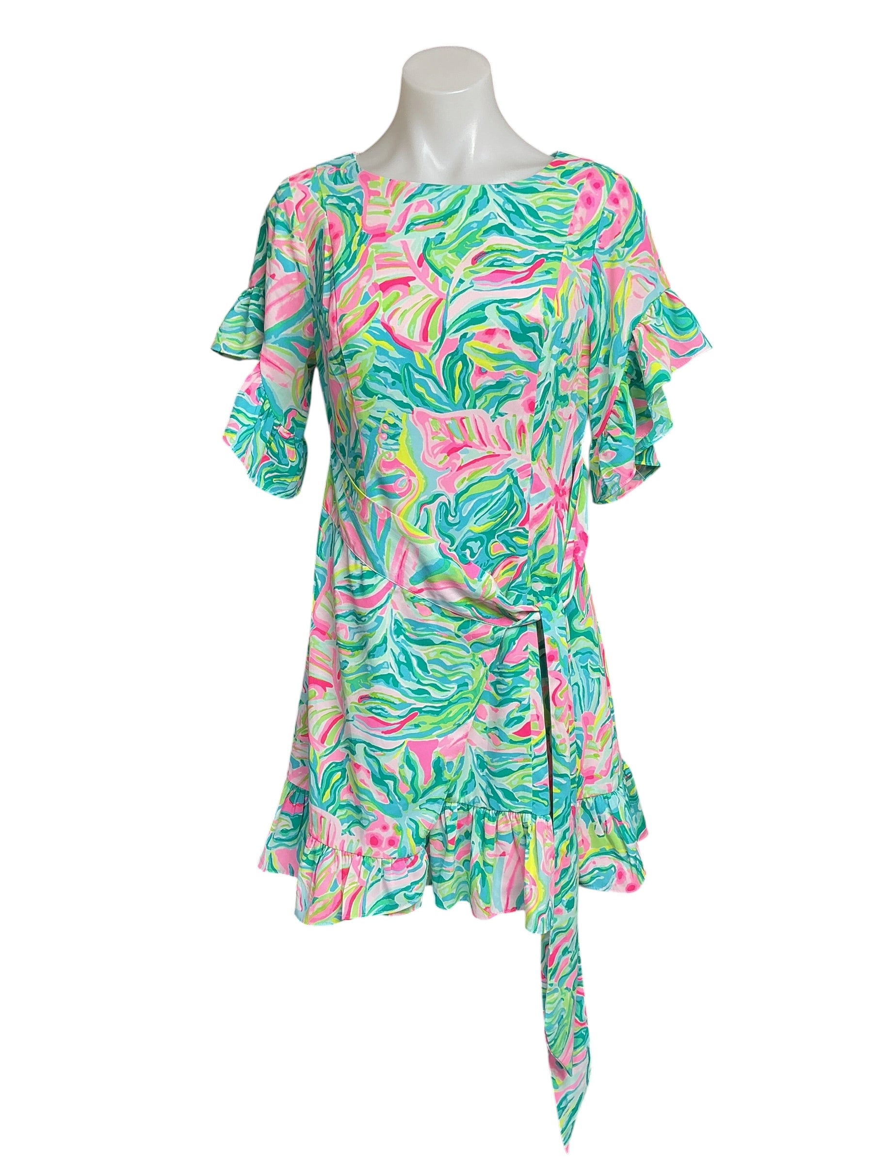 Lilly Pulitzer NWT Darlah Stretch Dress - Multi One In A Melon - Size 2