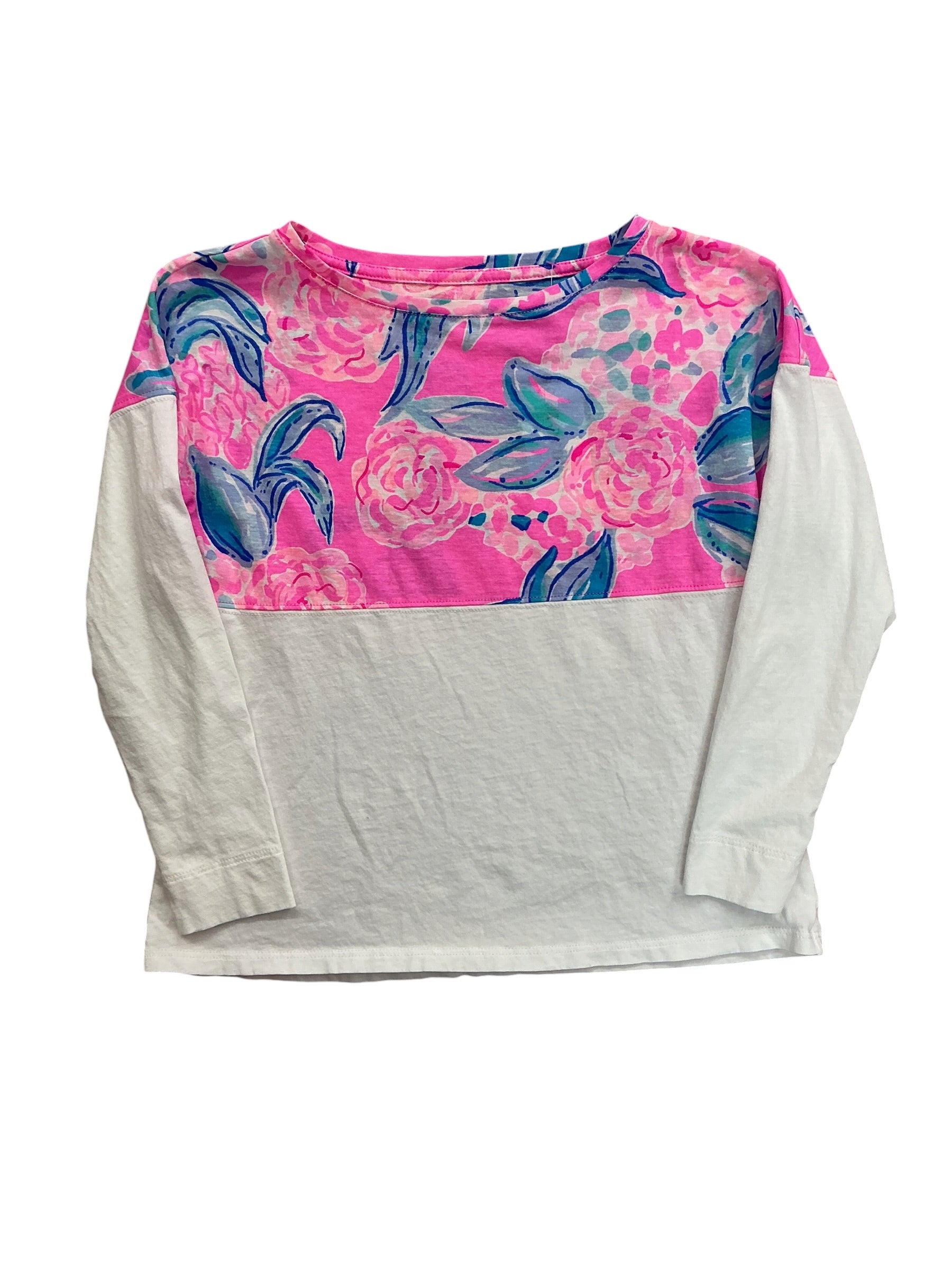 Lilly Pulitzer Kids Girls Mini Finn Top Pinking Positive - Size M