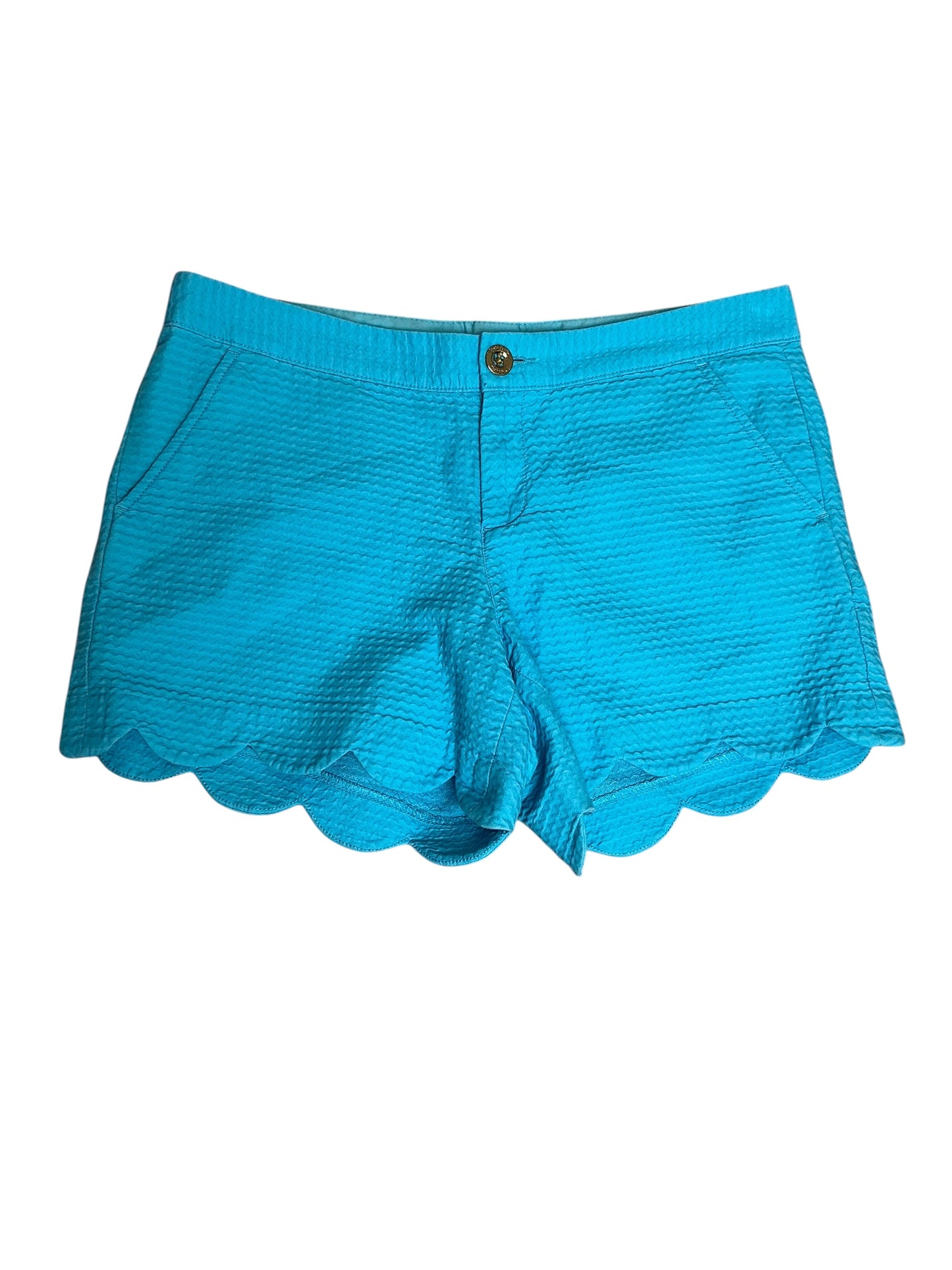 Lilly Pulitzer Buttercup Short Seersucker Shorely Blue - Size 6