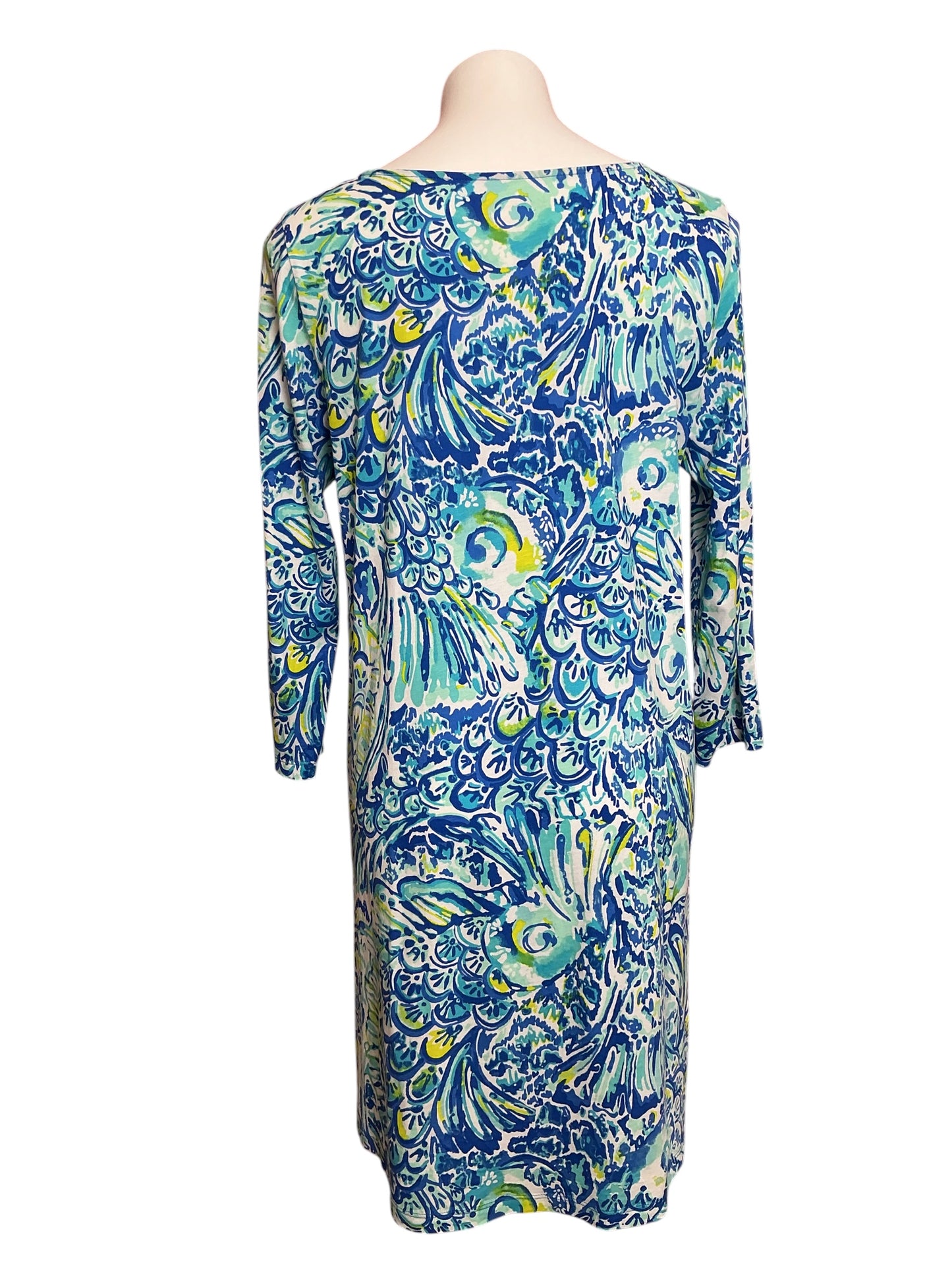 Lilly Pulitzer Erin Dress Blue Crush After Party - Size L