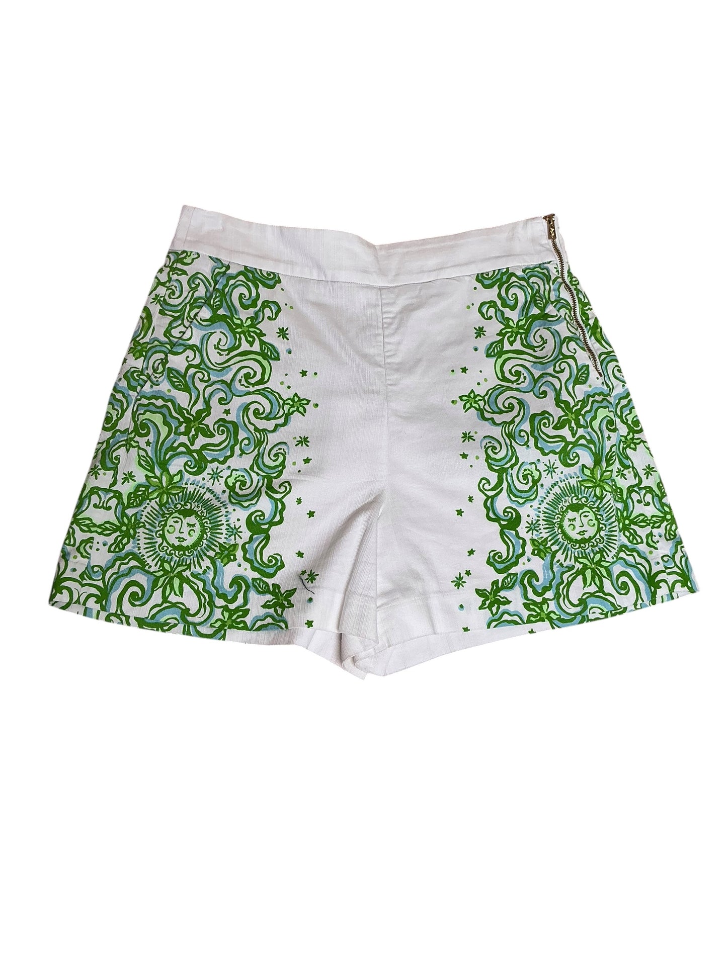 Lilly Pulitzer Sarissa Stretch Short Resort White Sol Mates Engineered Short - Size 8