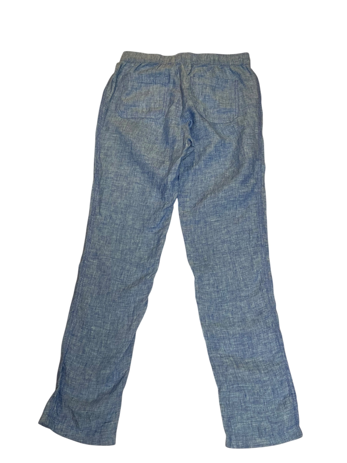 Lilly Pulitzer NWT Taron Linen Pant Beckon Blue X Sea Salt - Size S