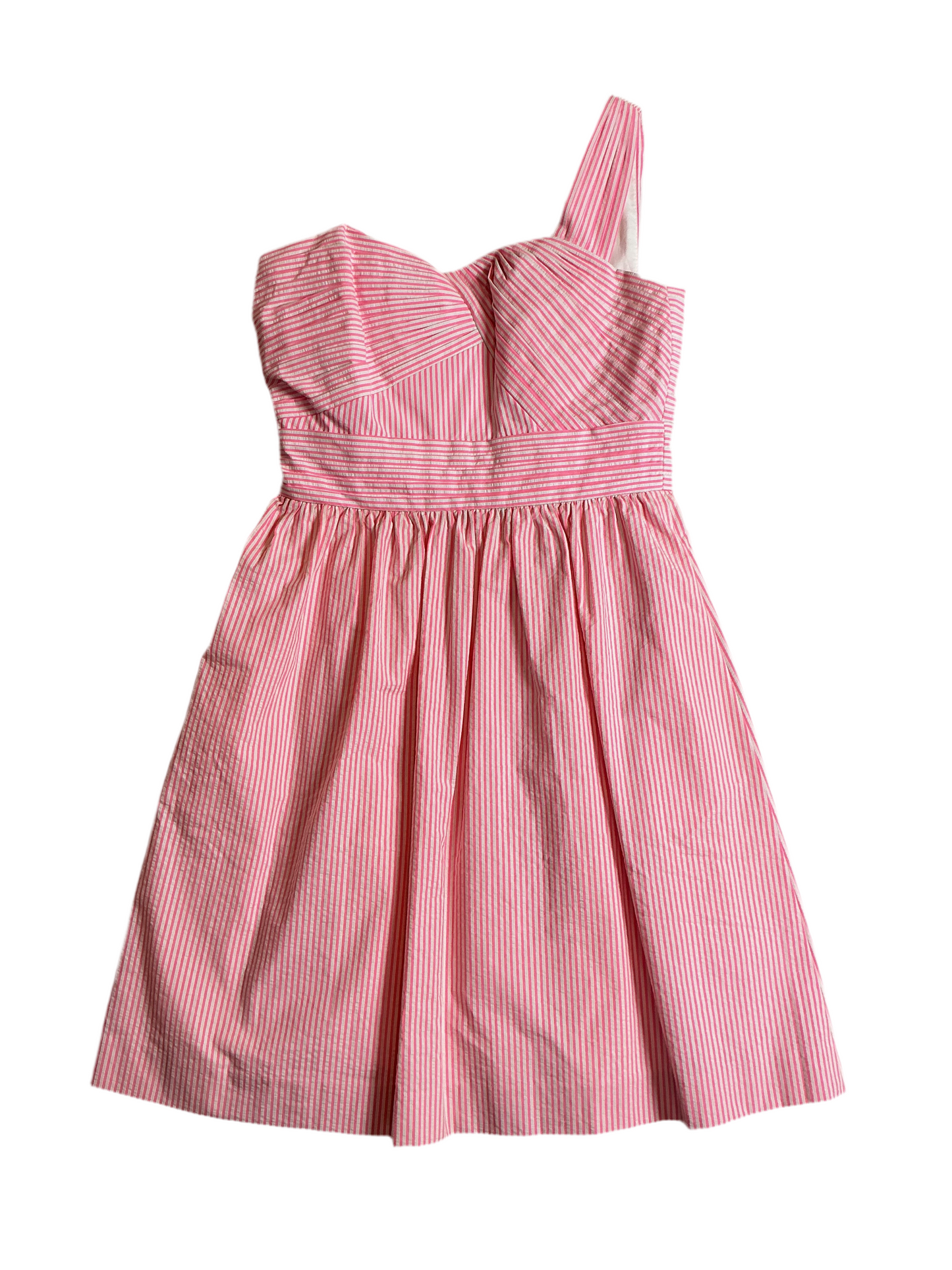 Lilly Pulitzer NWT Addison Dress Pink Tropics Seersucker - Size 6