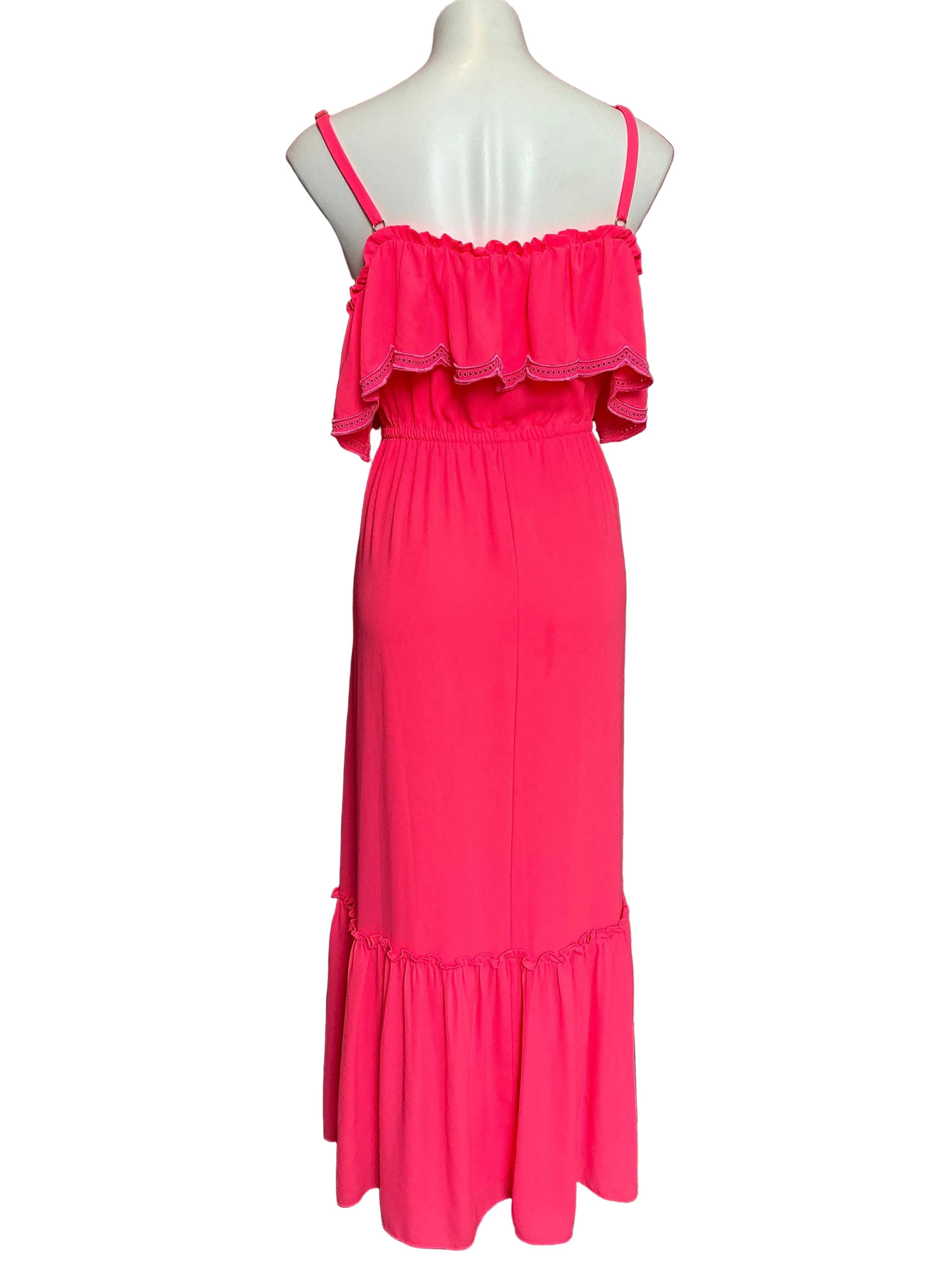 Lilly Pulitzer Adia Maxi Dress Love Potion Pink - Size XL