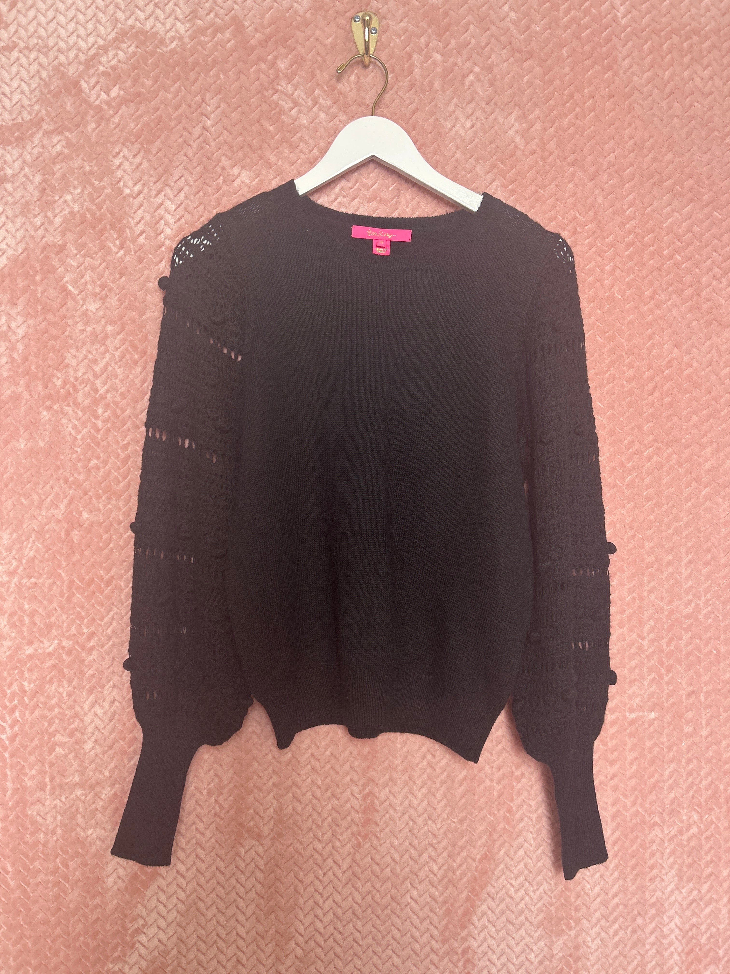 Lilly Pulitzer NWT Lanetta Sweater Black -