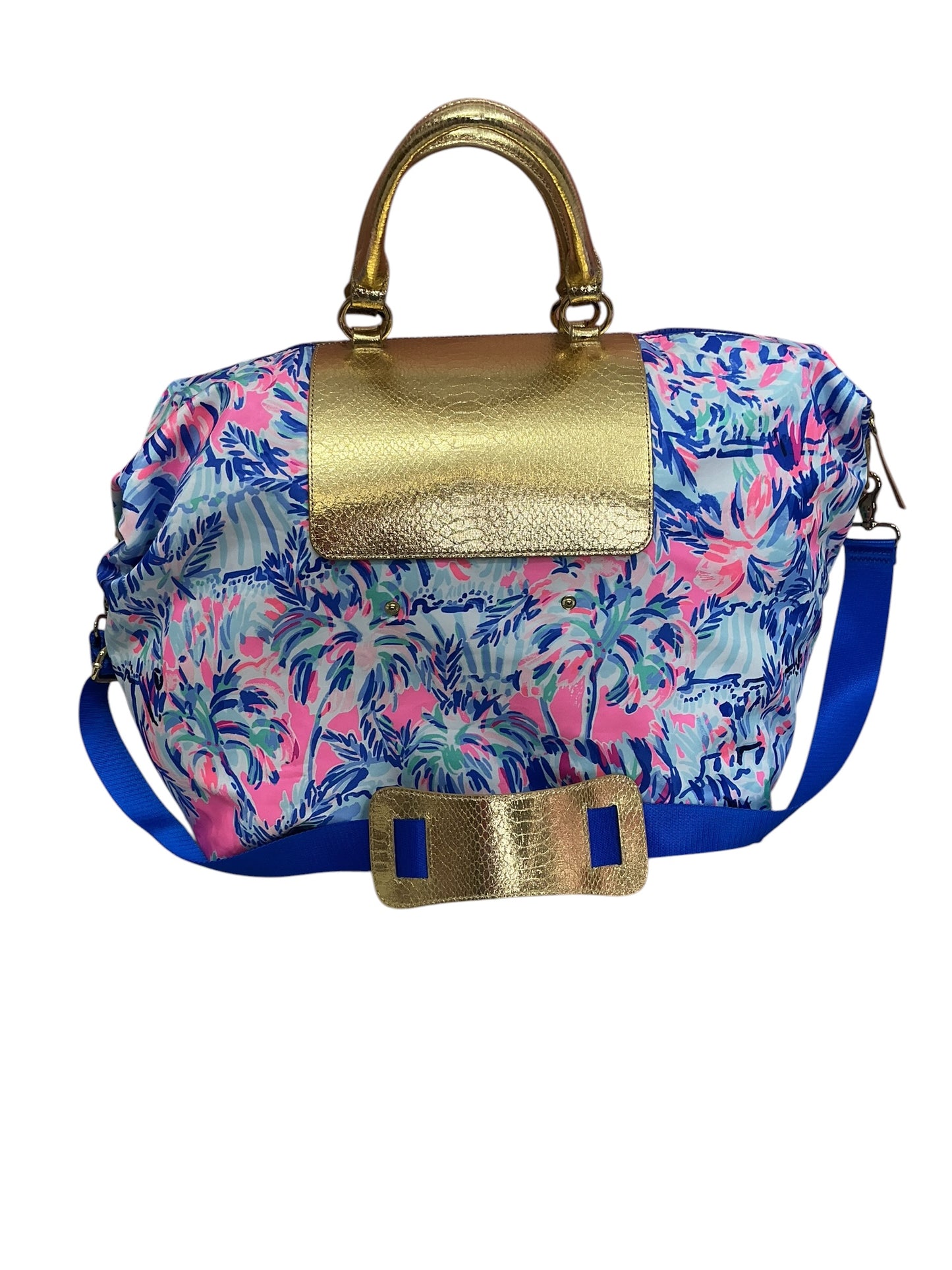 Lilly Pulitzer Packable Escape Weekender Bag Palms Up