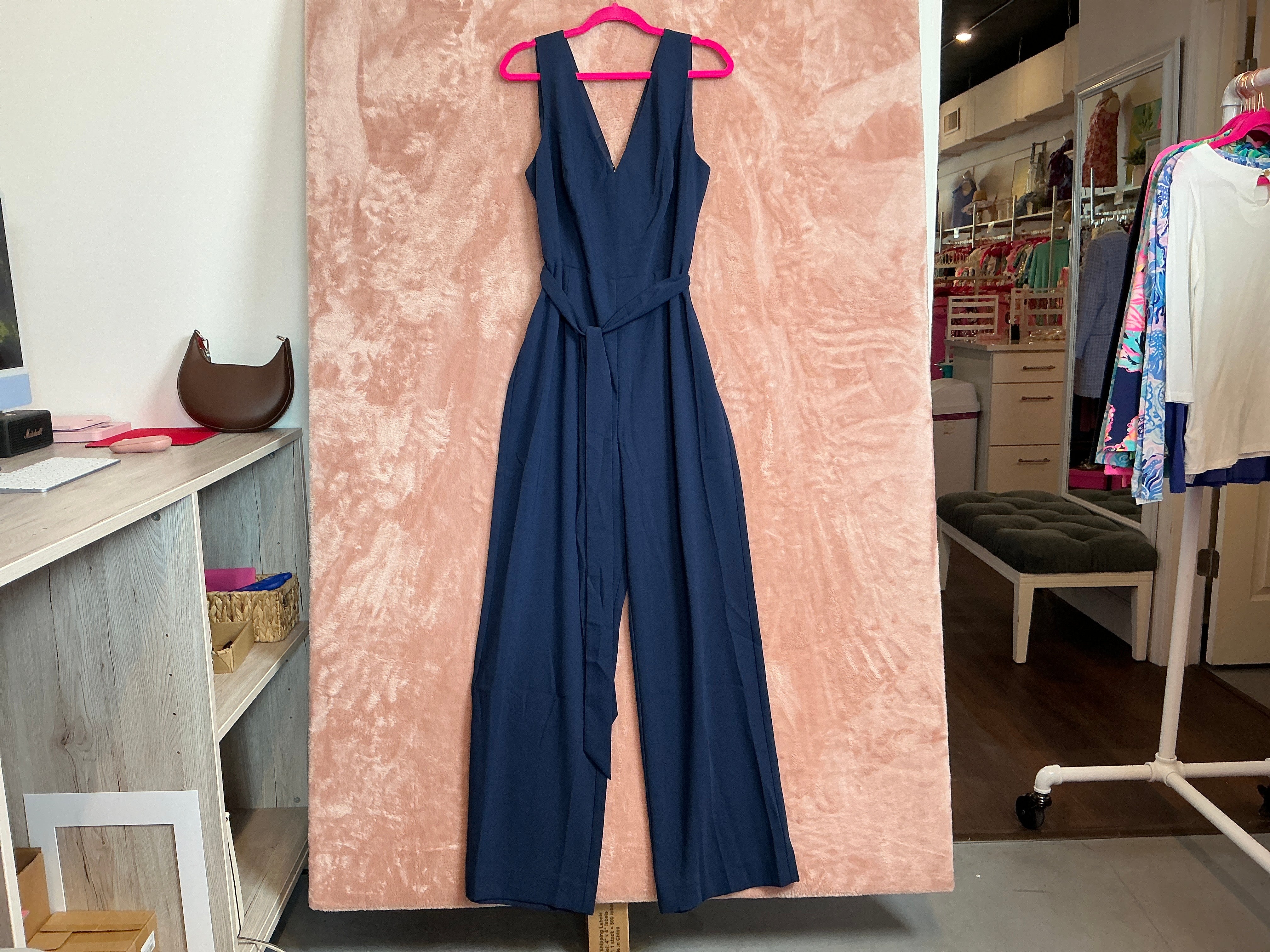 Lilly Pulitzer NWT Jannah Jumpsuit True Navy - Size 14