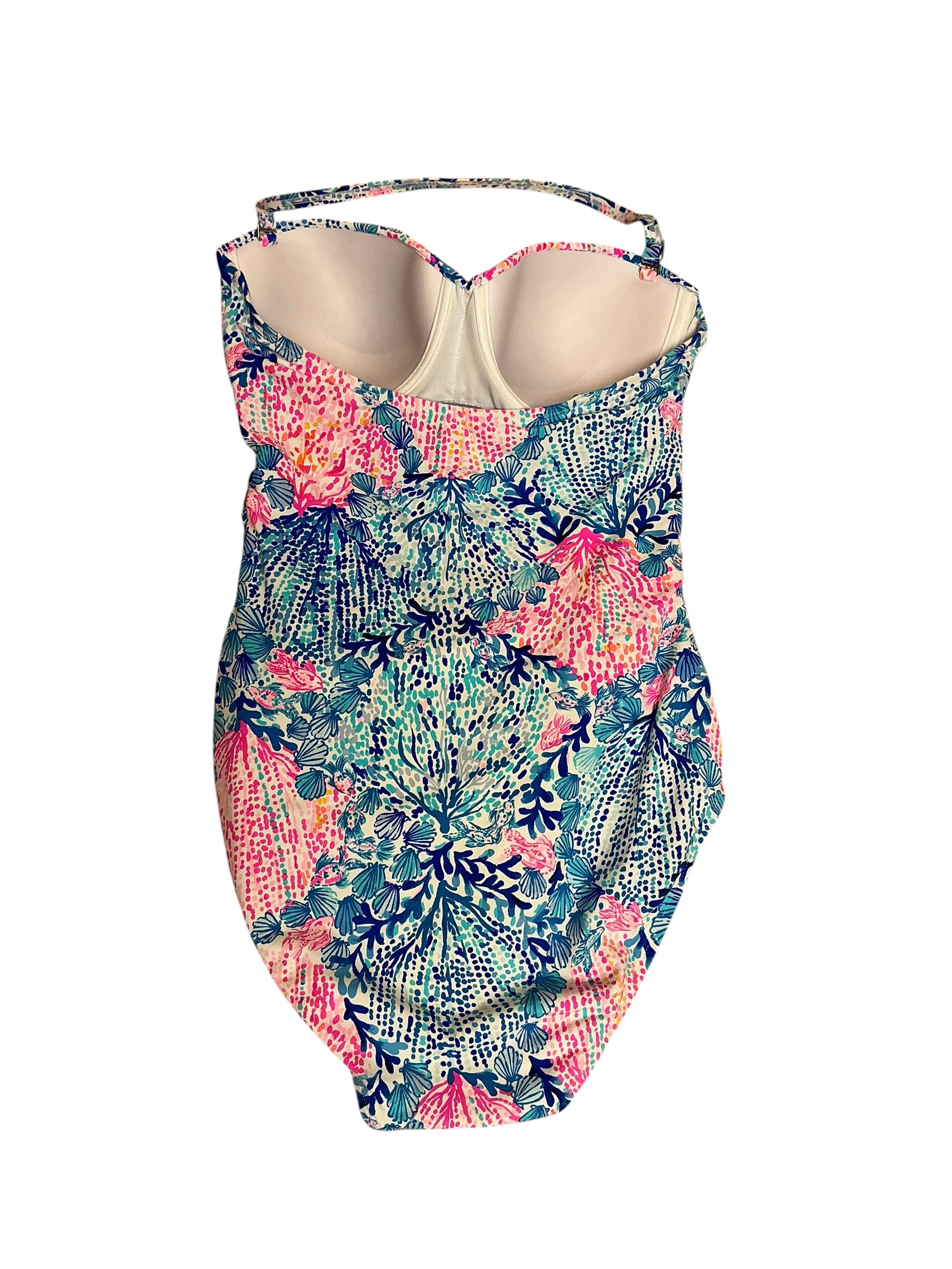 Lilly Pulitzer Flamenco One-Piece Sway With Me - Size 10