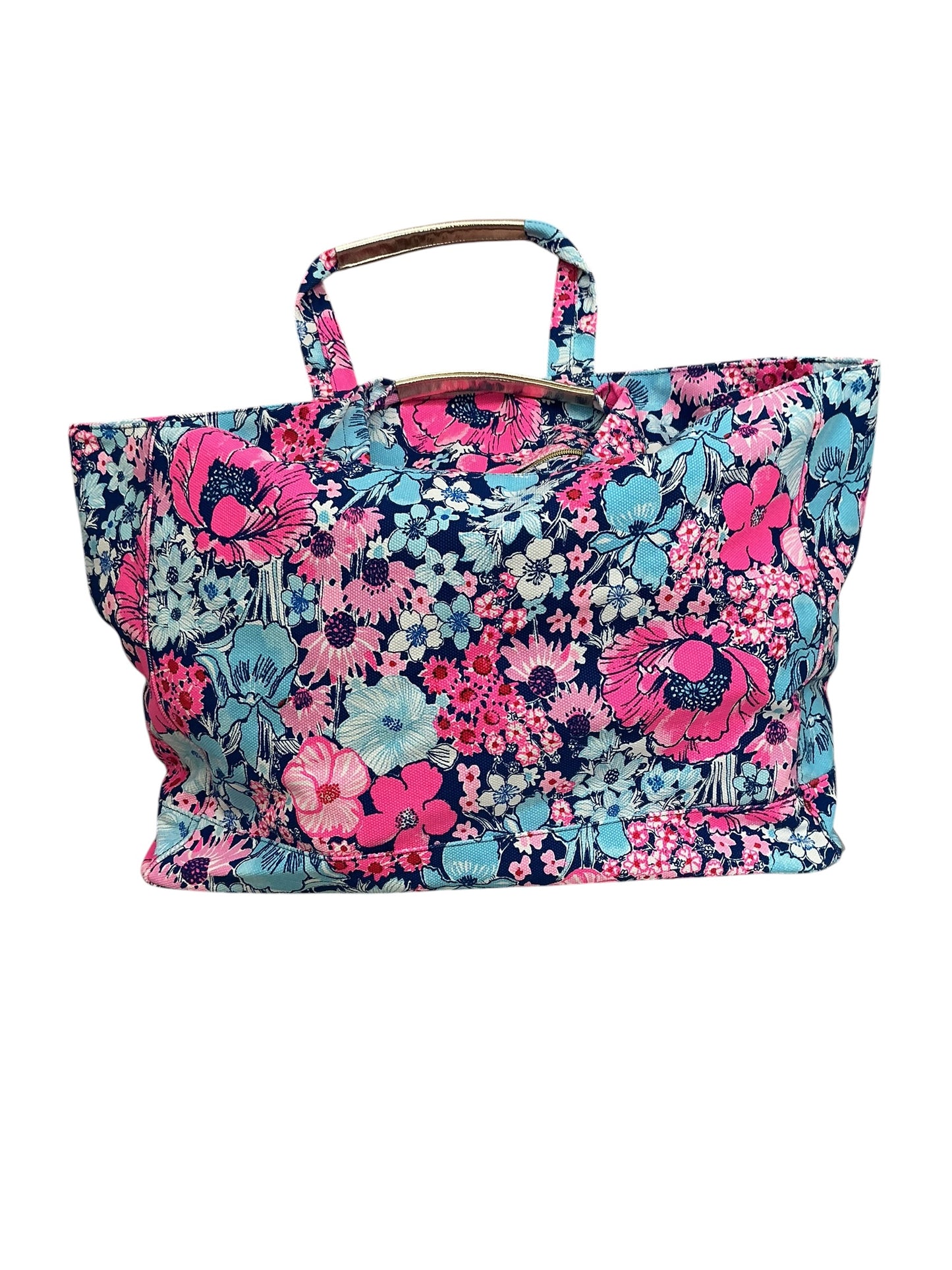 Lilly Pulitzer Jumbo Mercato Tote Starlight Navy In All Her Glory