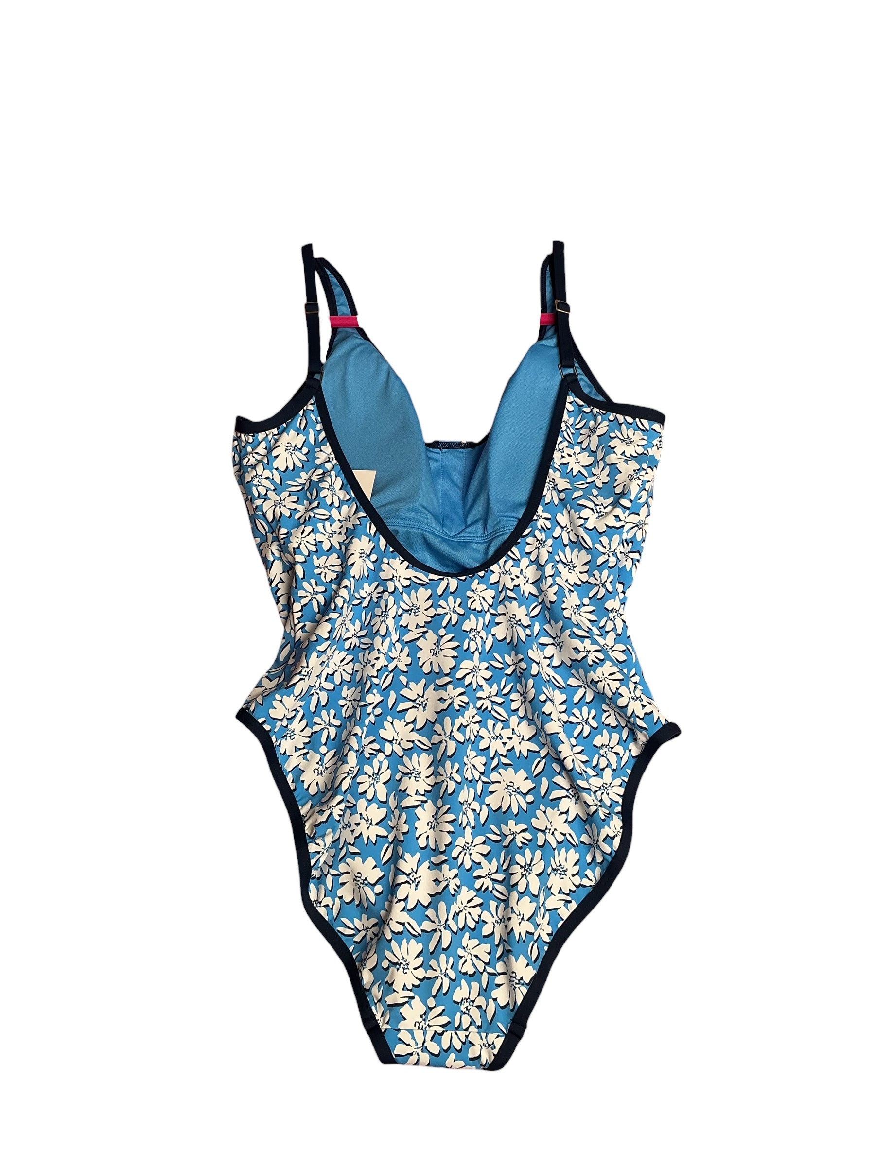 Lilly Pulitzer- NWT Baela One Piece Lunar Blue Palm Beach Petals Size 10