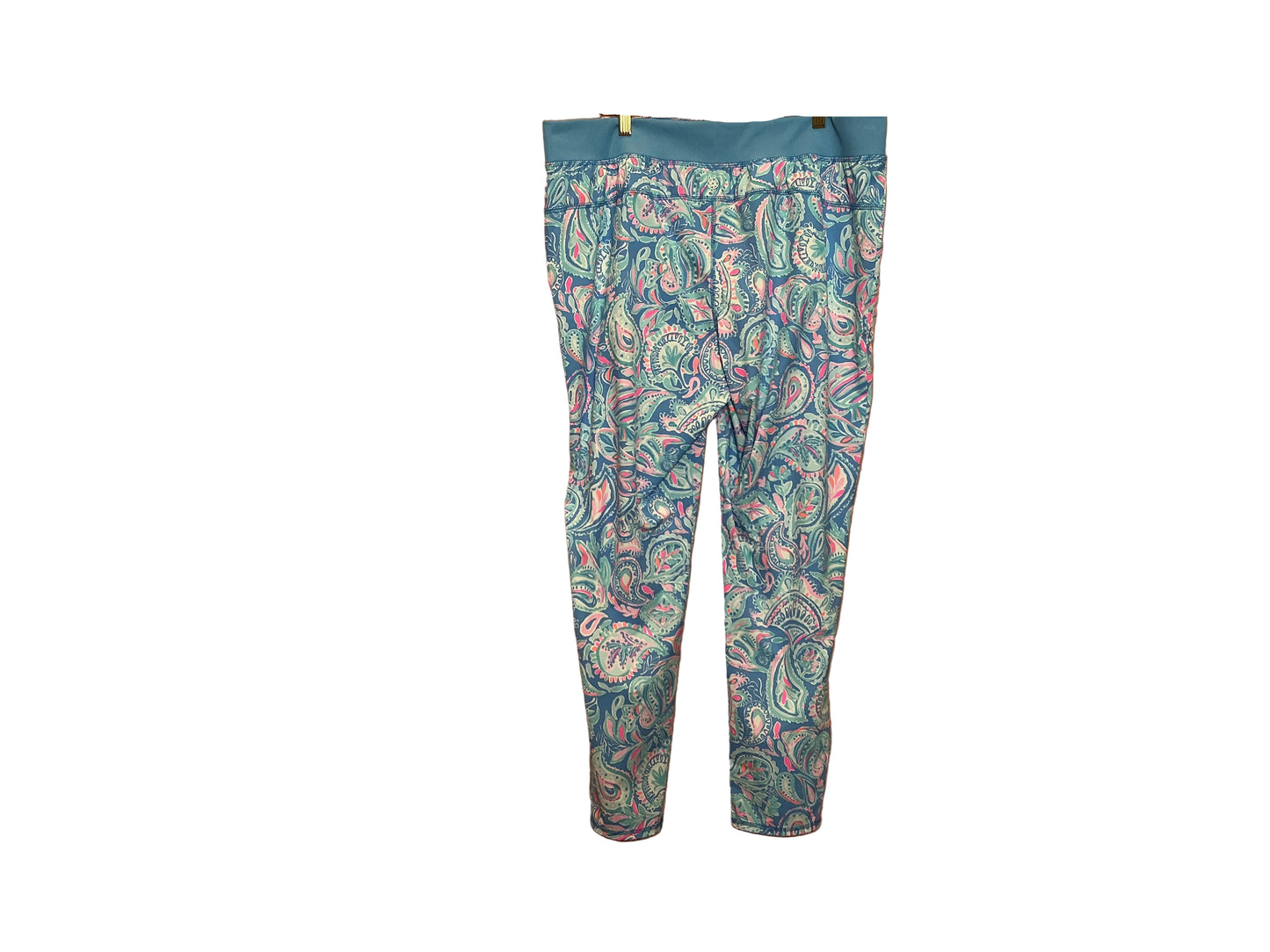 Lilly Pulitzer RUN AROUND PANT -Zanzibar Blue Fish Kiss - Size XL