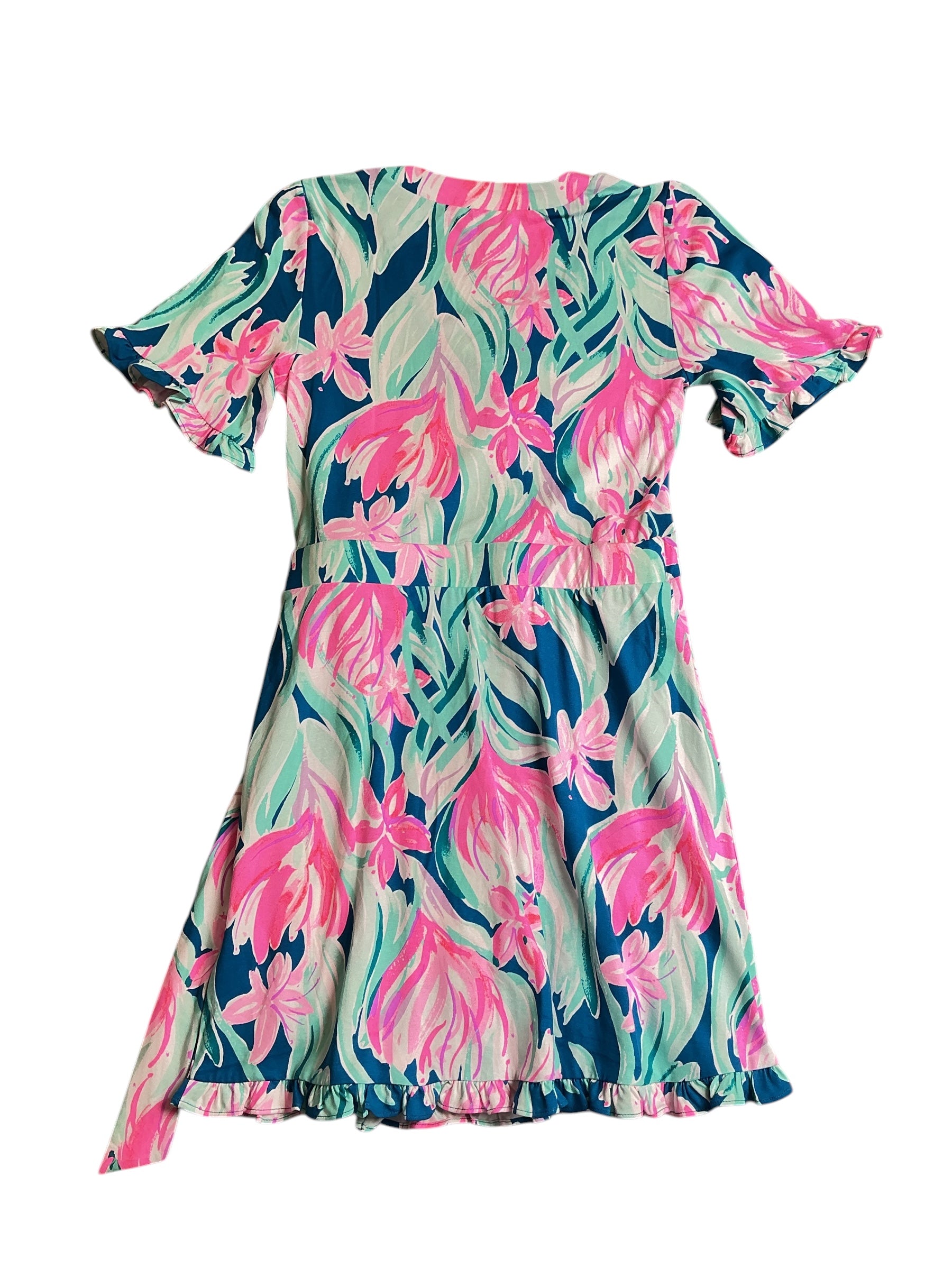 Lilly Pulitzer NWT Liddy Romper - Mr Peacock Blue Dream A Little Dream - Size S