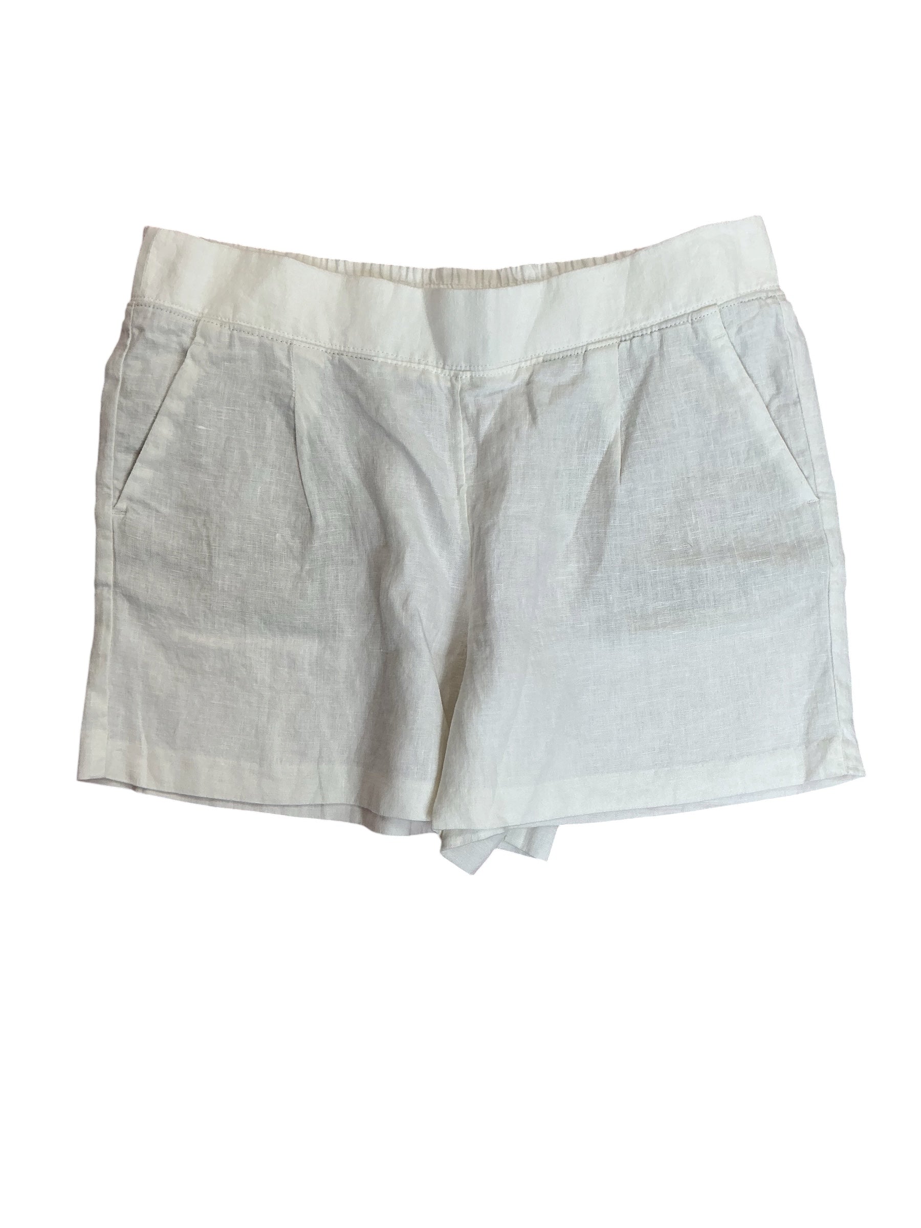 Lilly Pulitzer NWT Captina Linen Shorts Resort White - Size L