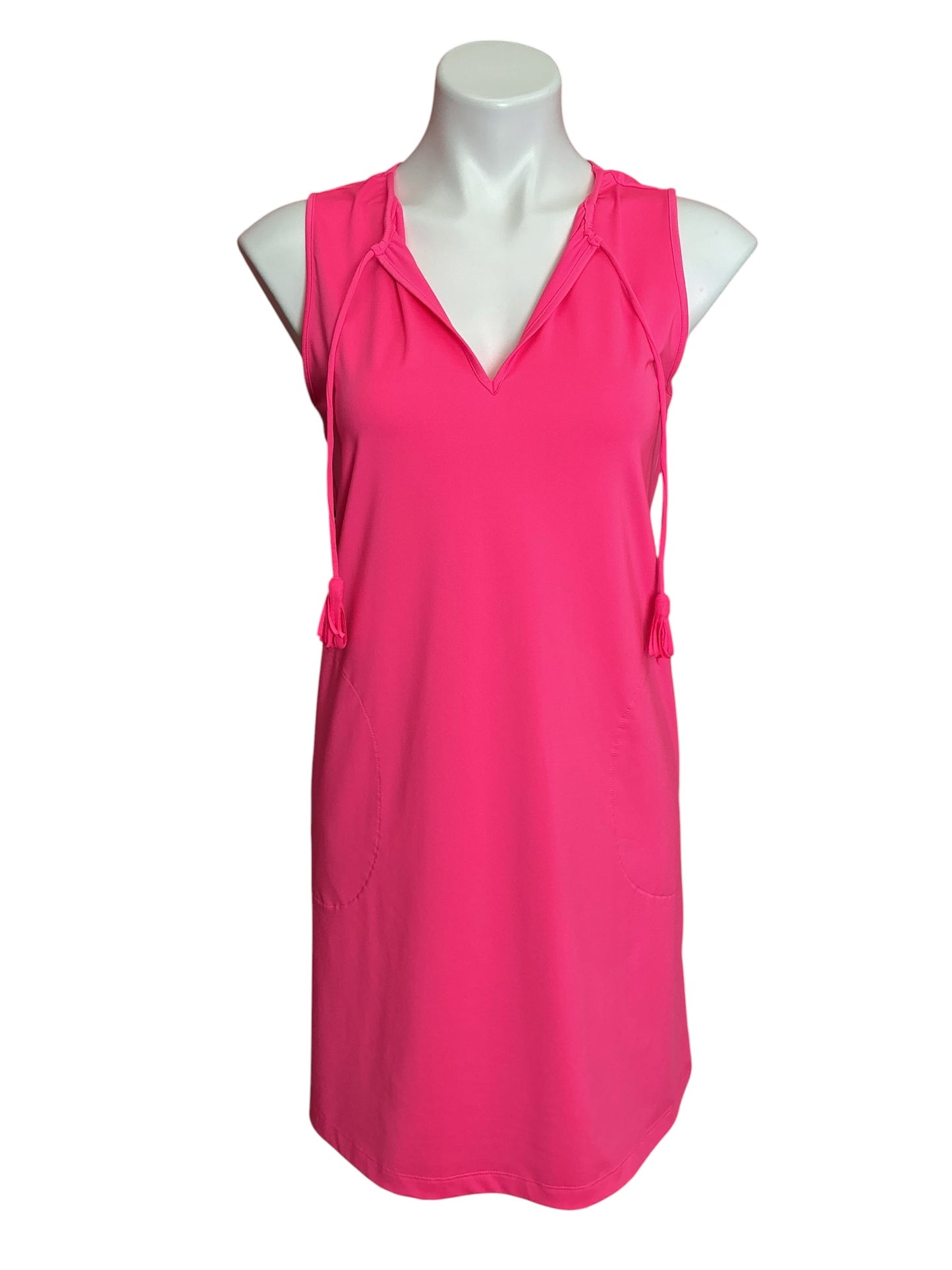 Lilly Pulitzer ChillyLilly Johana Sleeveless Cover Up Dress Roxie Pink - Size XS