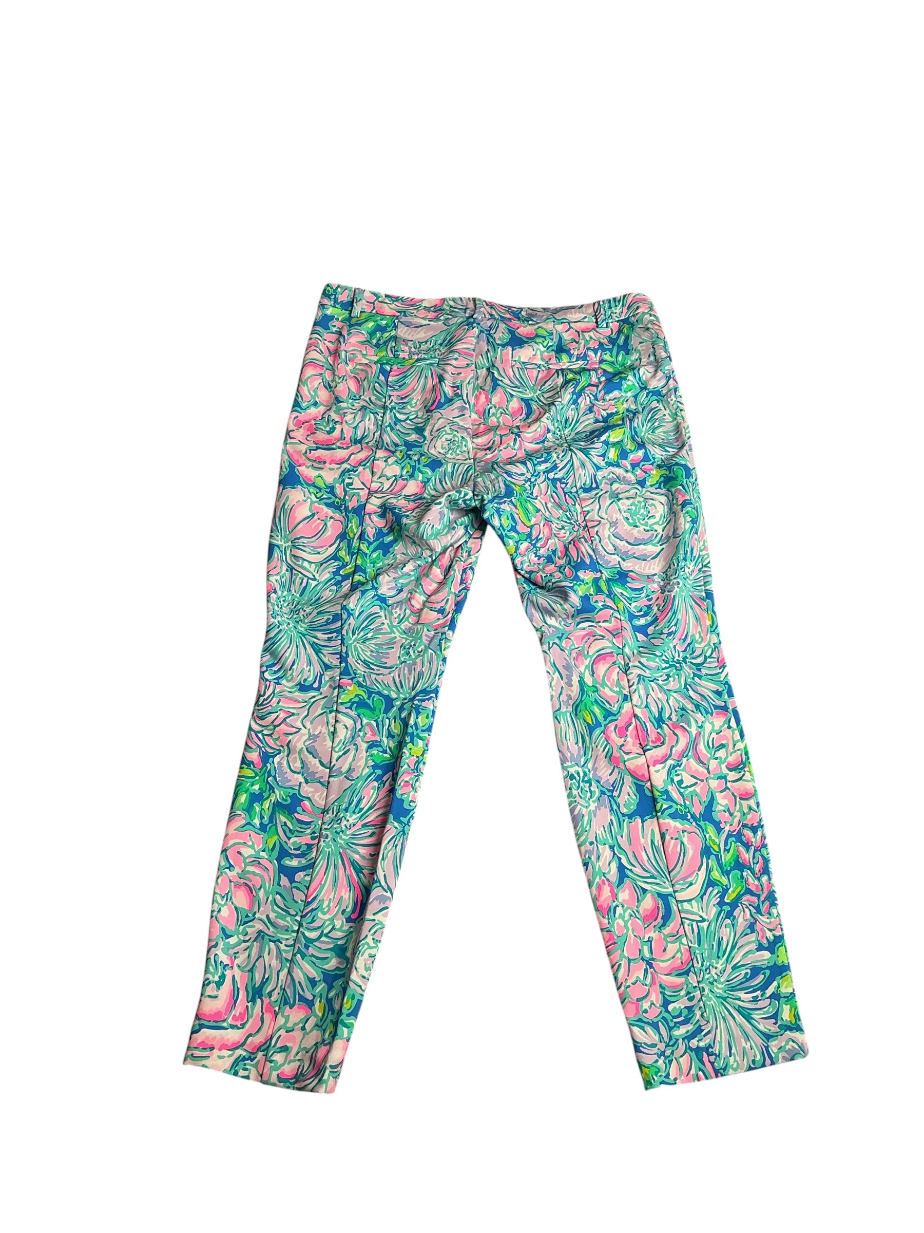 Lilly Pulitzer- NWT Kelly Skinny Ankle Pant Multi In Full Bloom Queen Size 16