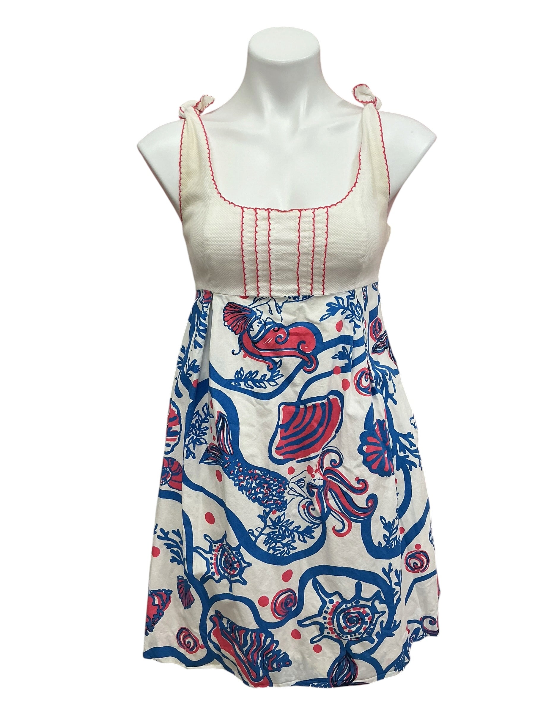 Lilly Pulitzer Blayne Dress Scales And Tails - Size 2