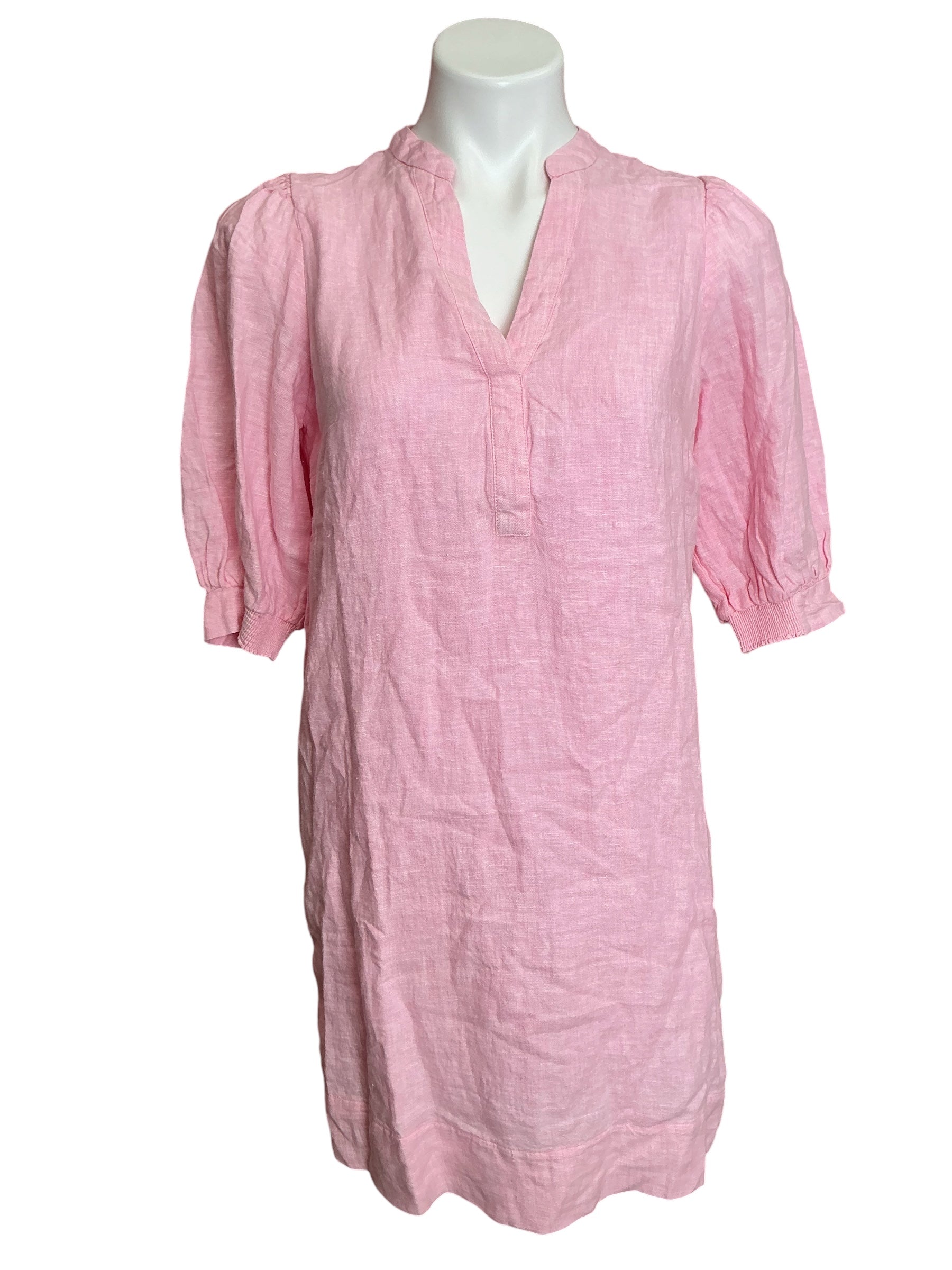 Lilly Pulitzer NWT Mialeigh Elbow Sleeve Dress Conch Shell Pink X Resort White - Size 2