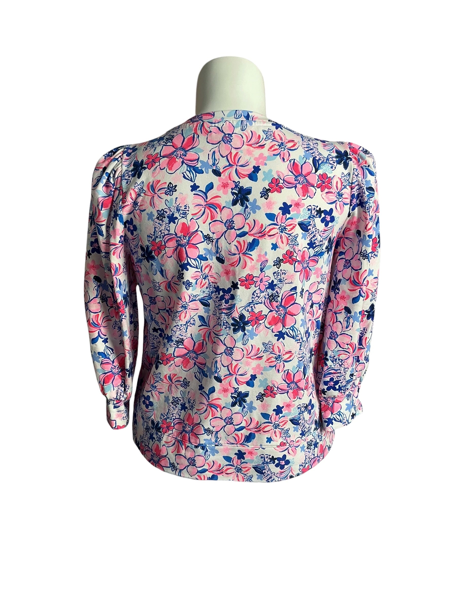 Lilly Pulitzer Corden Sweatshirt Resort White Party Like A Lobstar - Size L