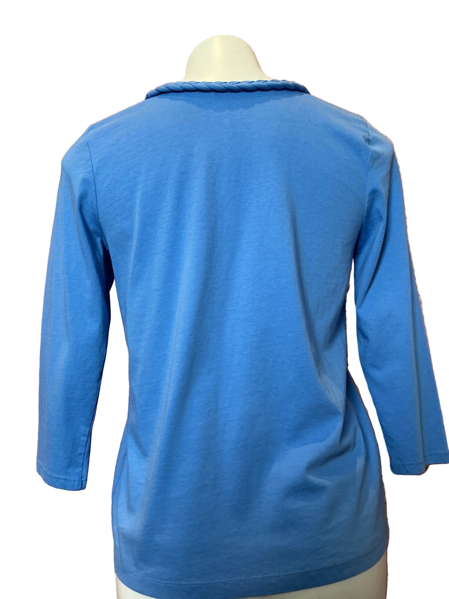 Lilly Pulitzer Paulson Knit Top Sun Washed Blue - Size Small