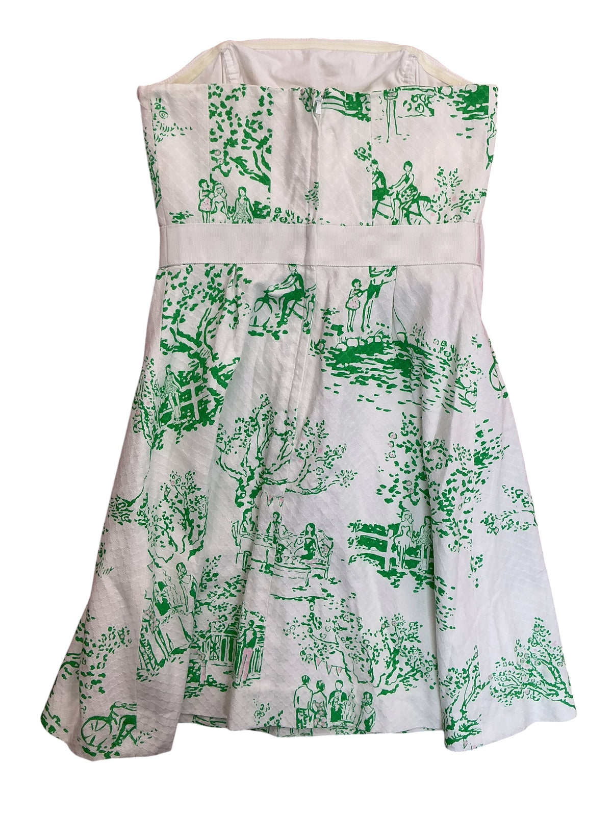 Lilly Pulitzer NWT Vintage Amberly Dress Resort White Spring Fever Toile - Size 00