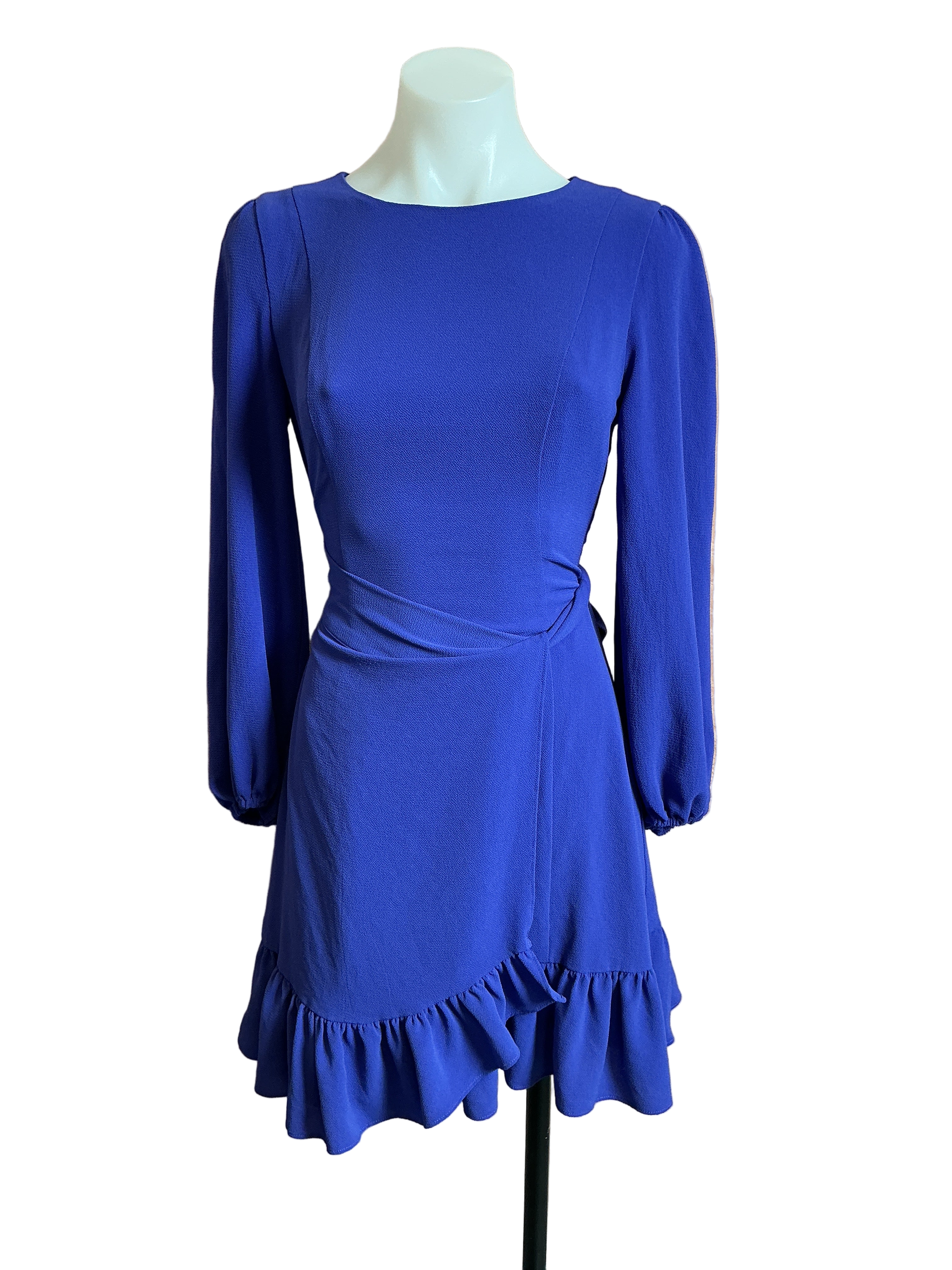 Lilly Pulitzer Laren Stretch Wrap Dress Galaxy Blue Dress - Size 00