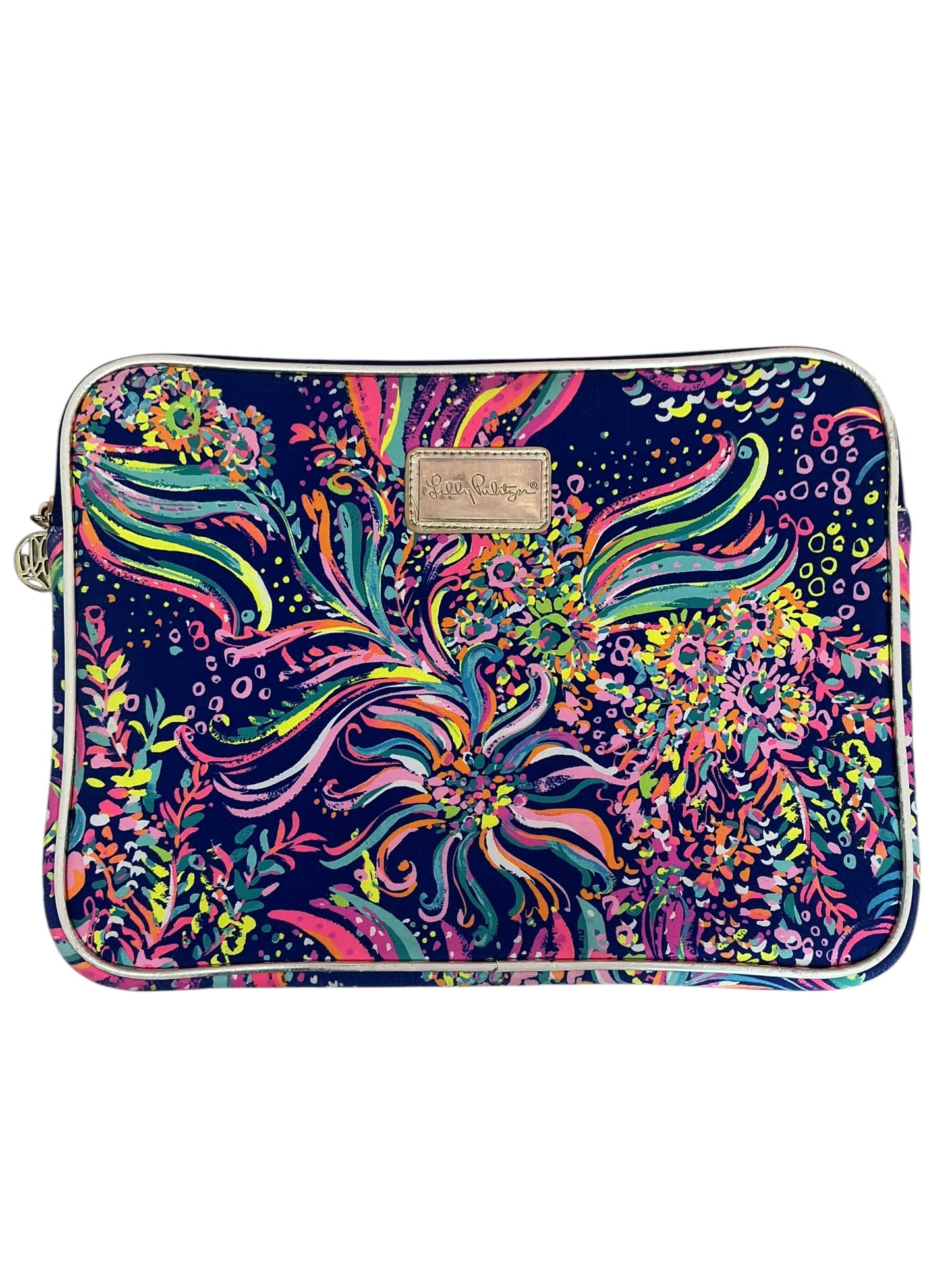 Lilly Pulitzer Neoprene Tech Laptop Sleeve Beach Love