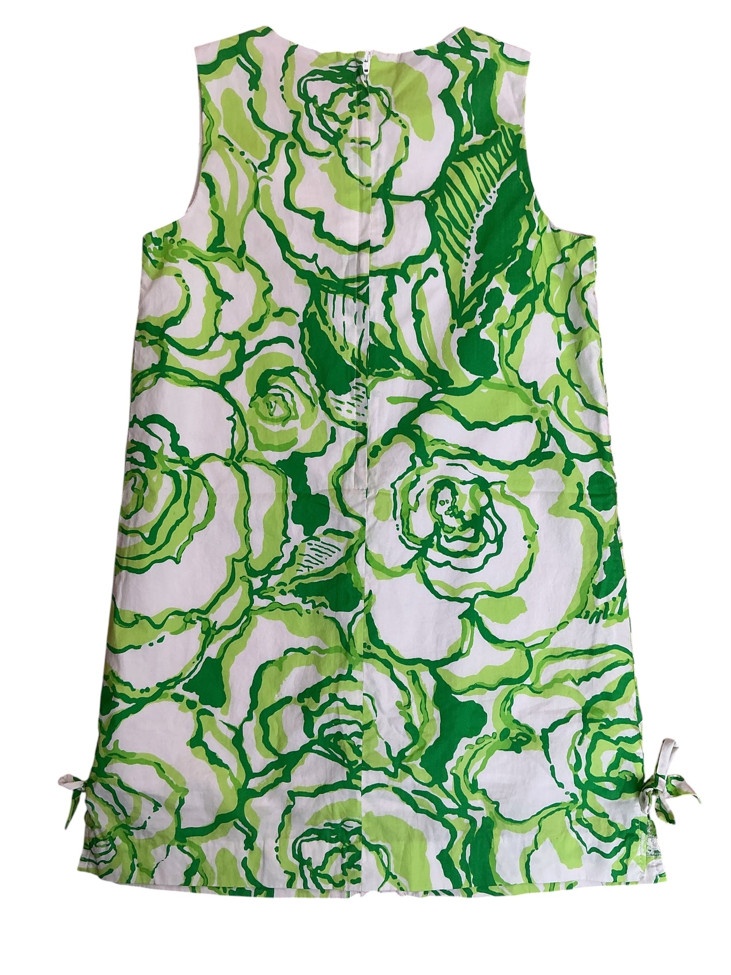 Lilly Pulitzer Kids Girls Little Lilly Classic Shift Dress Resort White Heart Breakers - Size 10