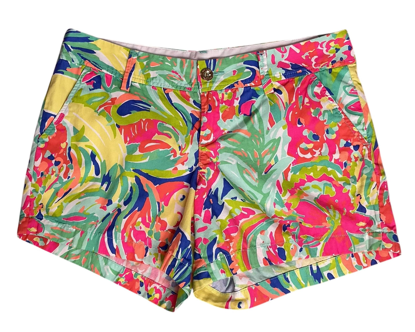 Lilly Pulitzer Callahan Short Casa Banana - Size 10