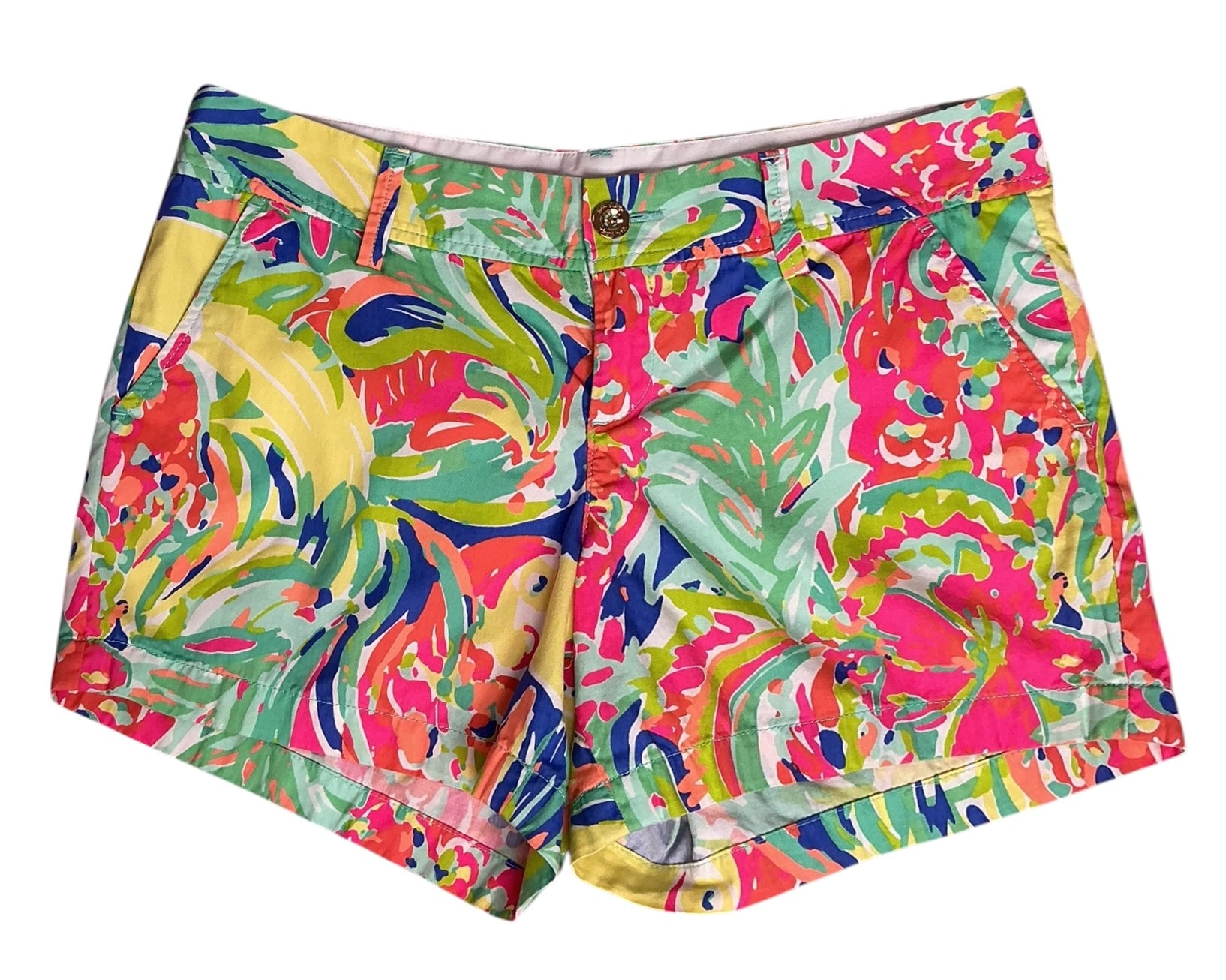 Lilly Pulitzer Callahan Short Casa Banana - Size 10