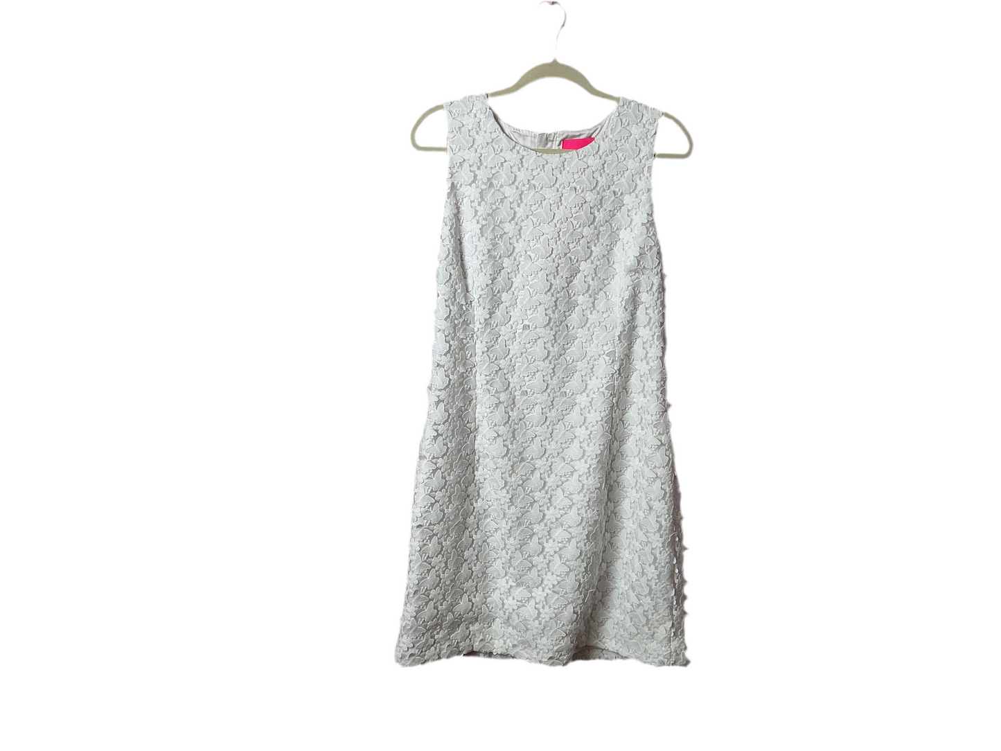 Lilly Pulitzer NWT - Mila Lace Shift - Resort White Butterfly Garden 3D LA - Size 14