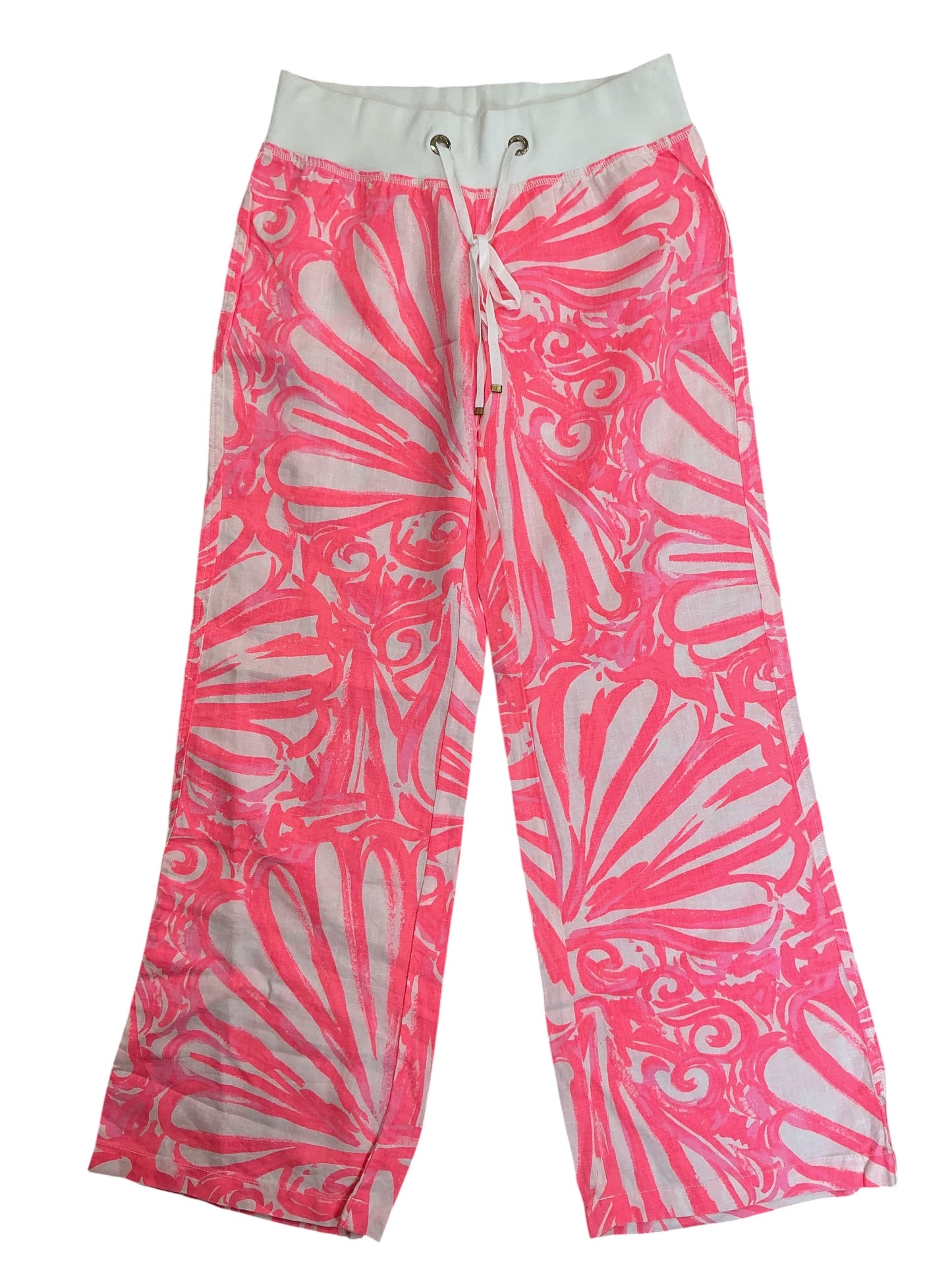 Lilly Pulitzer NWT Beach Pants Pink Sun Ray Shimmy Shimmy - Size S