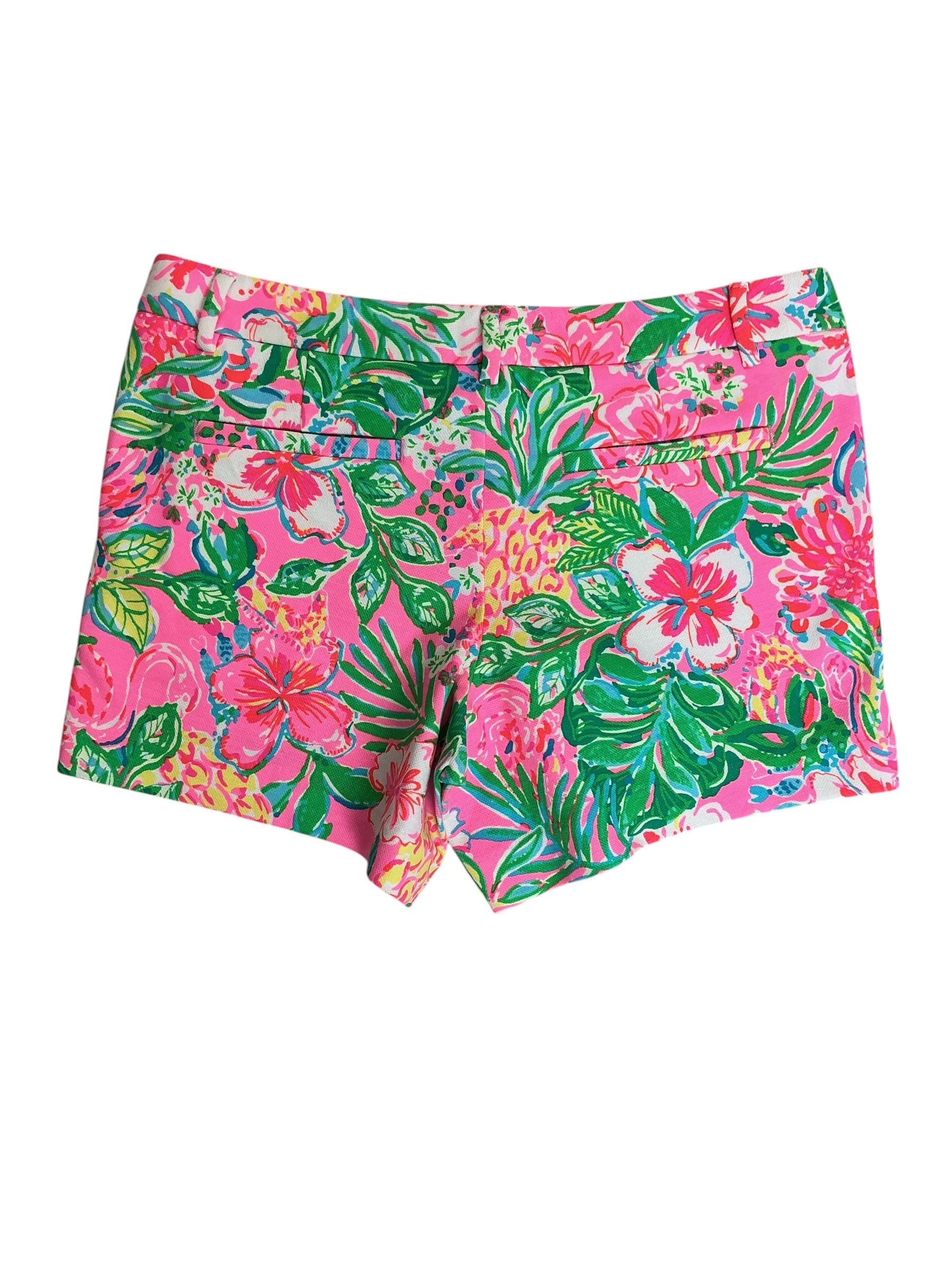 Lilly Pulitzer NWT Callahan Knit Shorts Multi Journey To The Jungle - Size 6