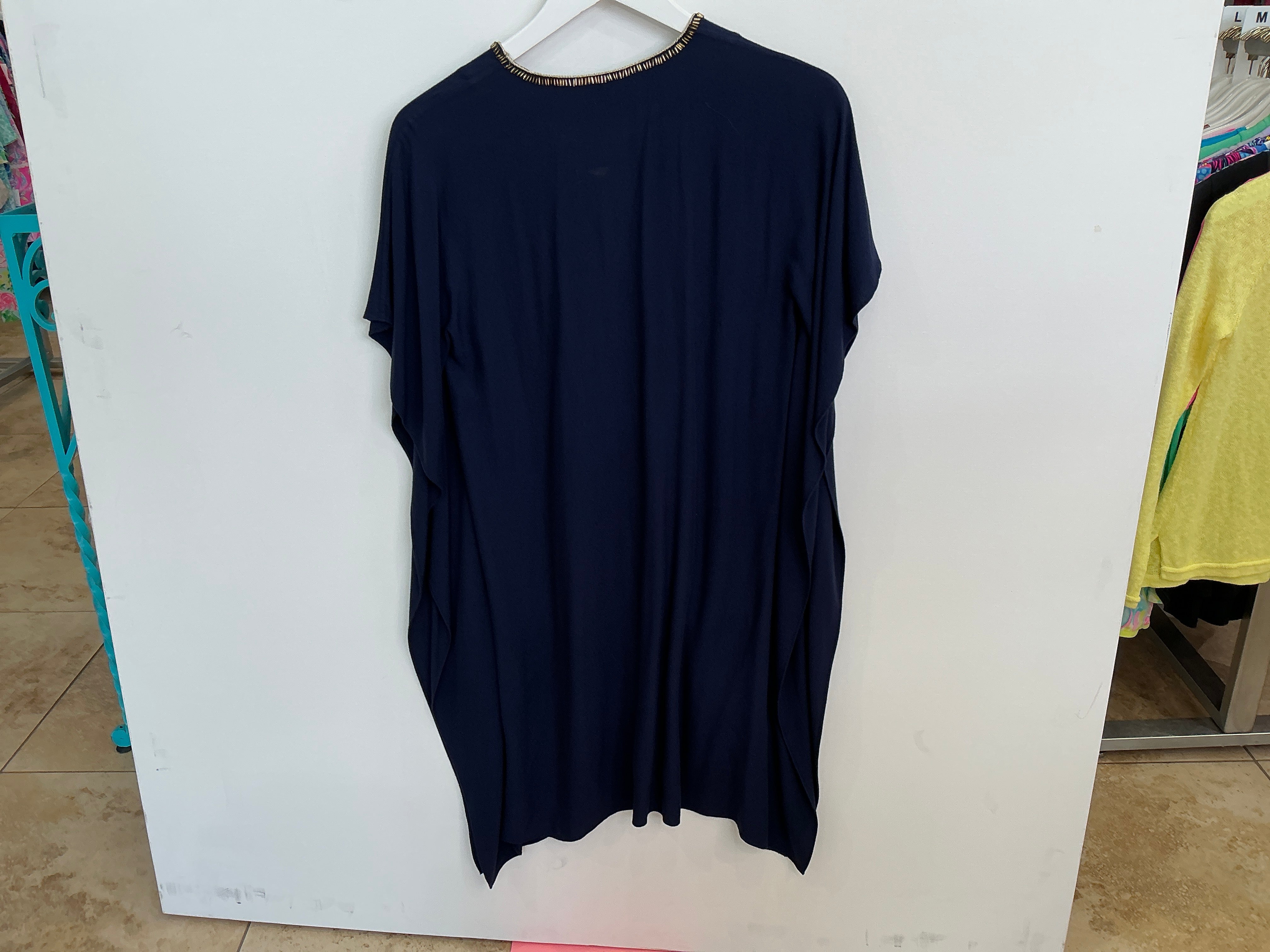 Lilly Pulitzer Chai Caftan True Navy - Size XXS/XS
